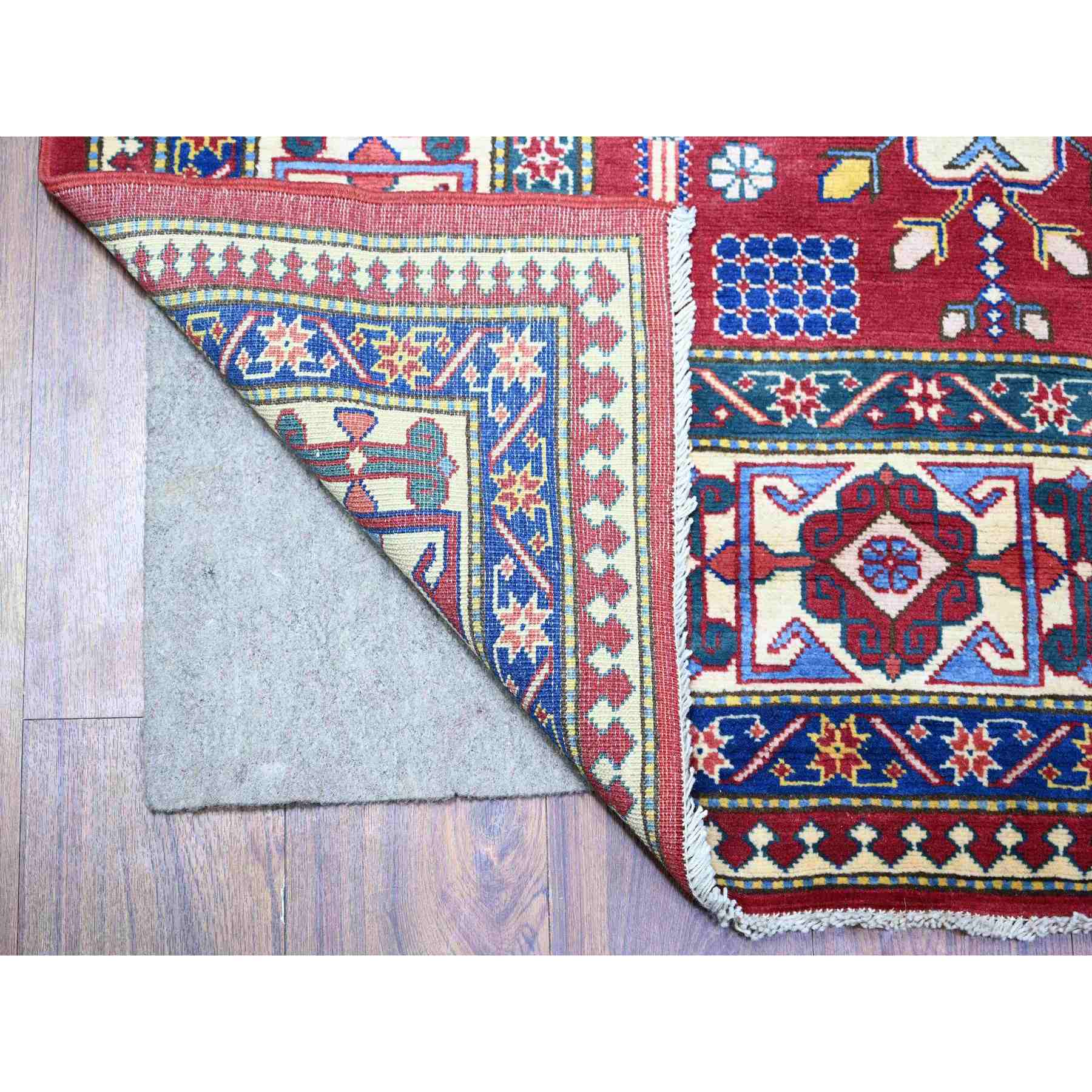 Tribal-Geometric-Hand-Knotted-Rug-374170