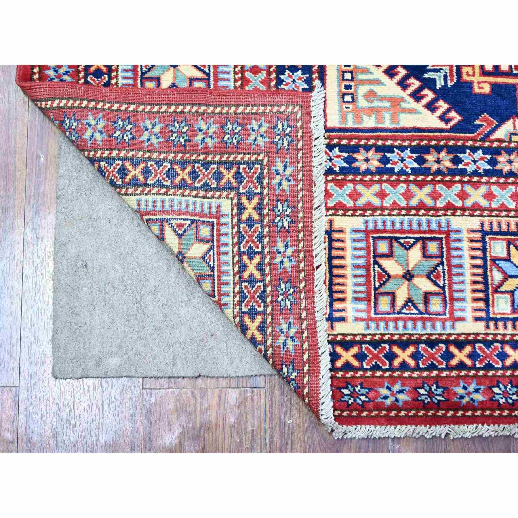 Tribal-Geometric-Hand-Knotted-Rug-374180