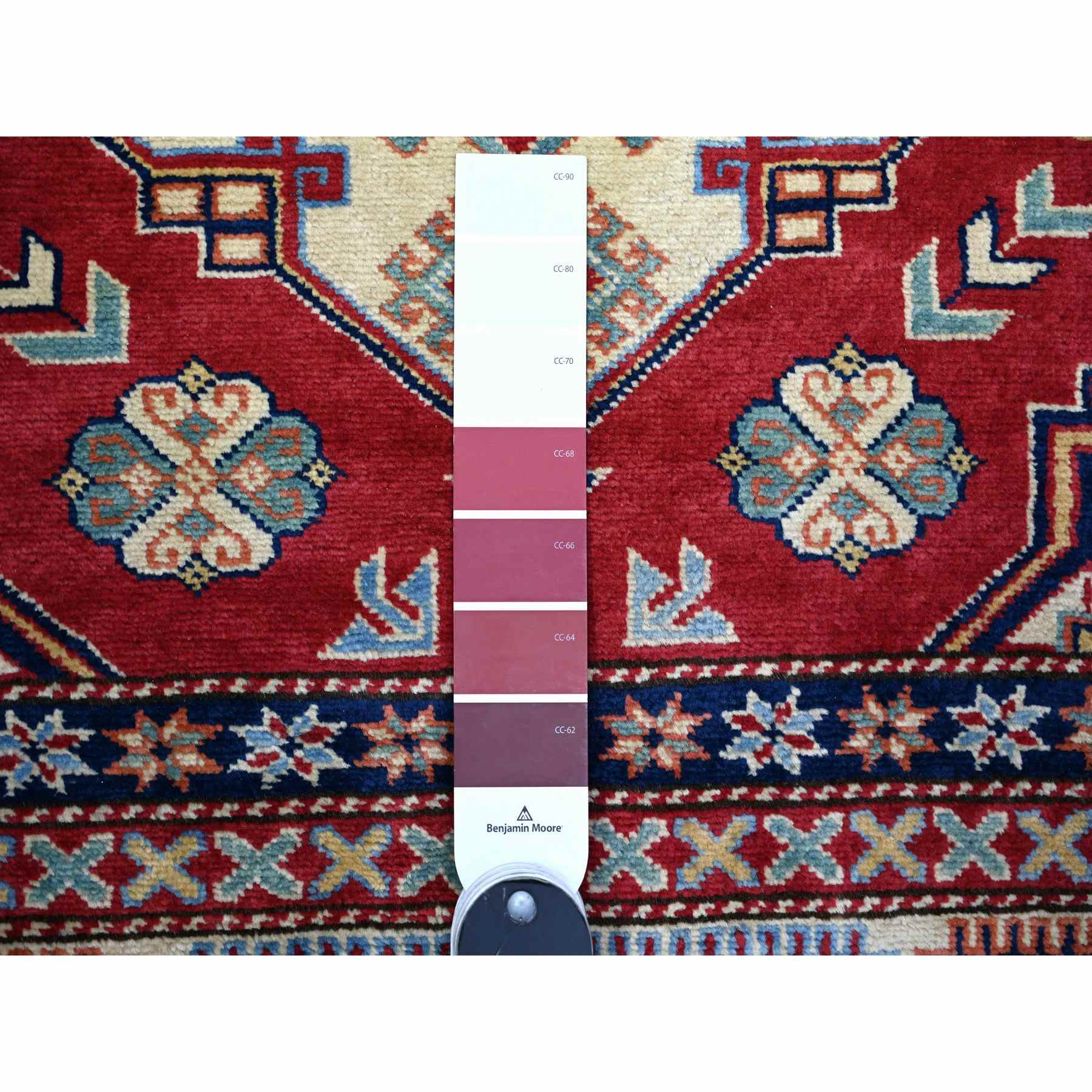 Tribal-Geometric-Hand-Knotted-Rug-374180