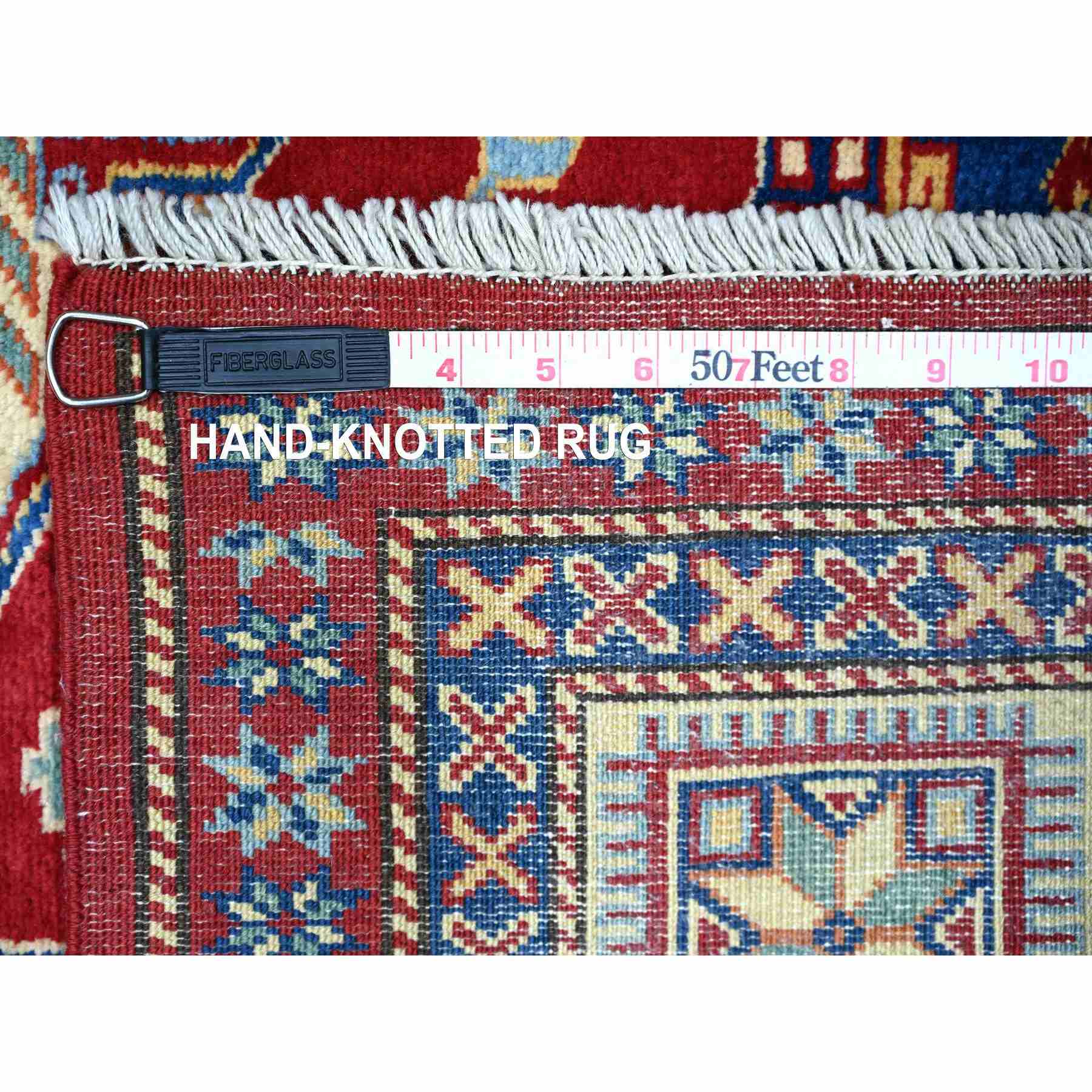 Tribal-Geometric-Hand-Knotted-Rug-374180