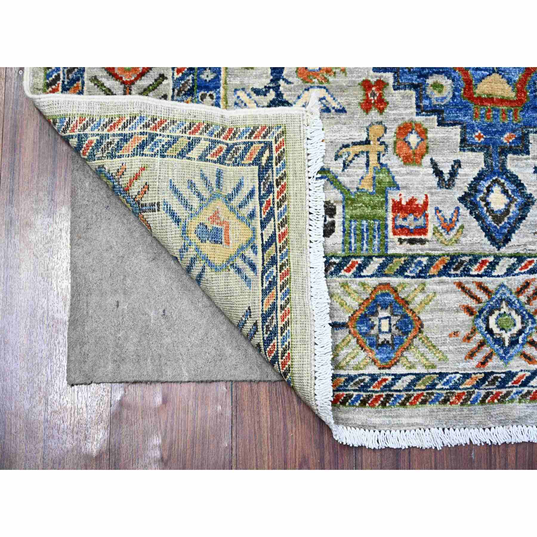 Tribal-Geometric-Hand-Knotted-Rug-374270