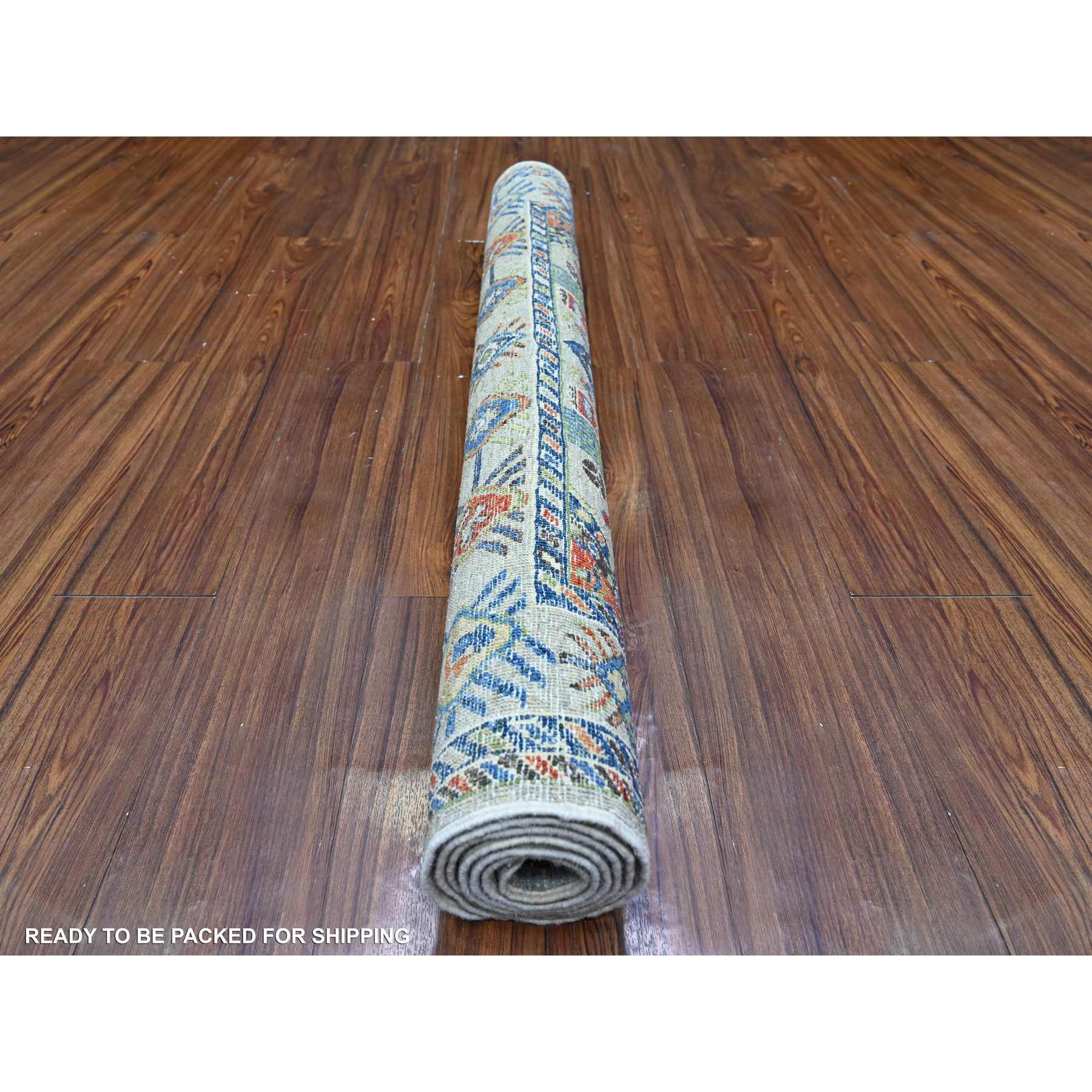 Tribal-Geometric-Hand-Knotted-Rug-374270