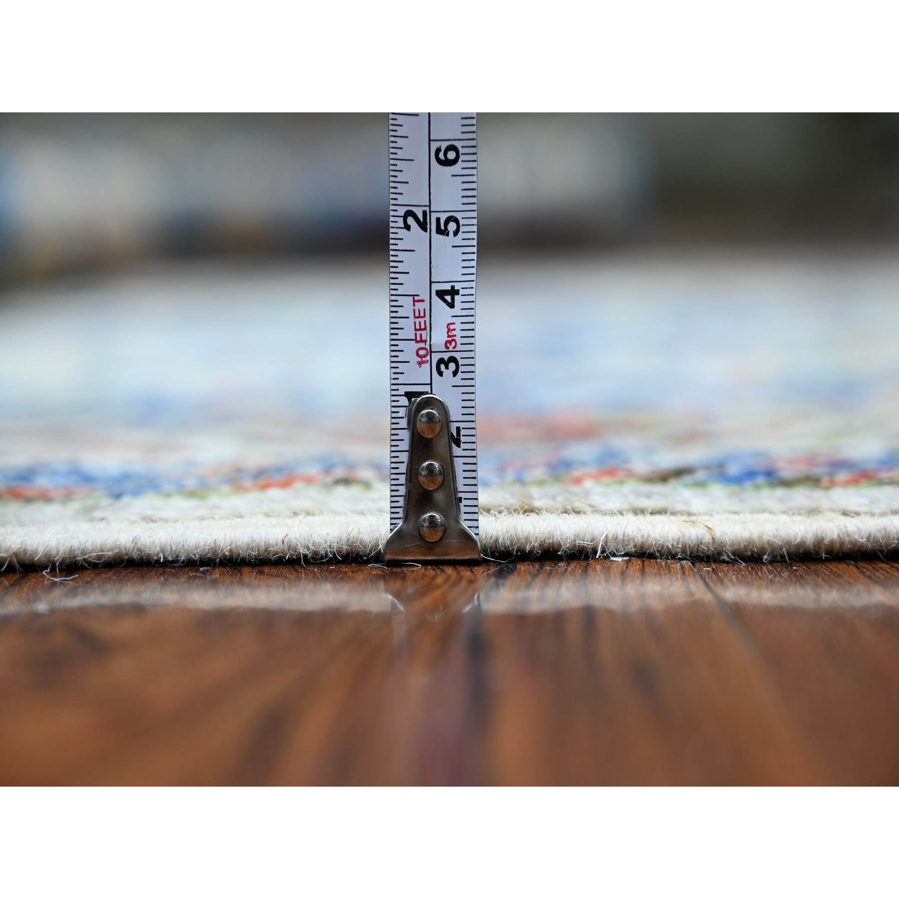 Tribal-Geometric-Hand-Knotted-Rug-374270
