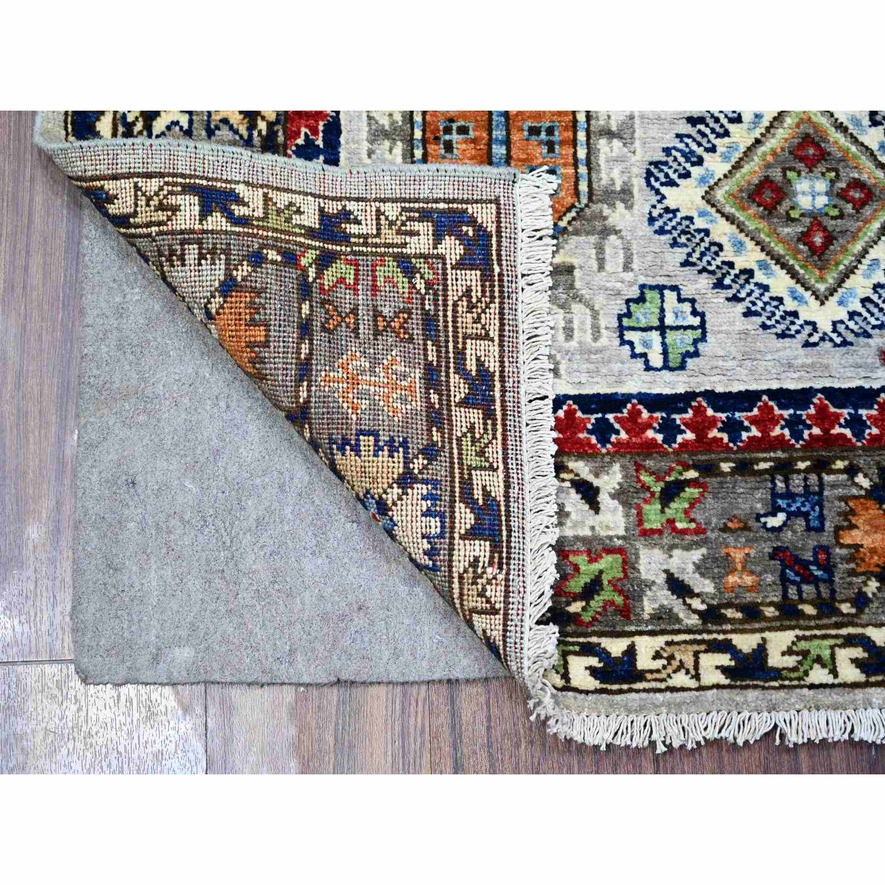 Tribal-Geometric-Hand-Knotted-Rug-374290