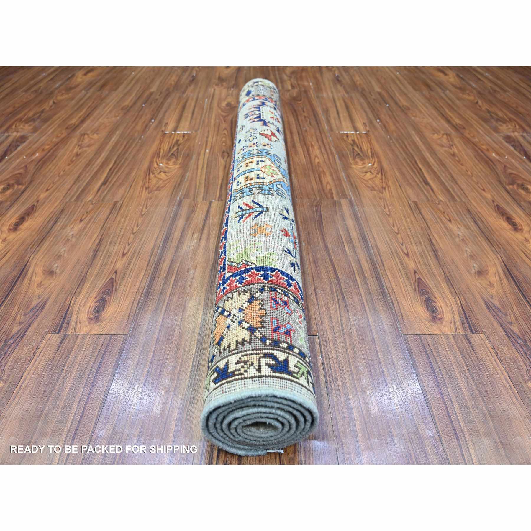 Tribal-Geometric-Hand-Knotted-Rug-374290