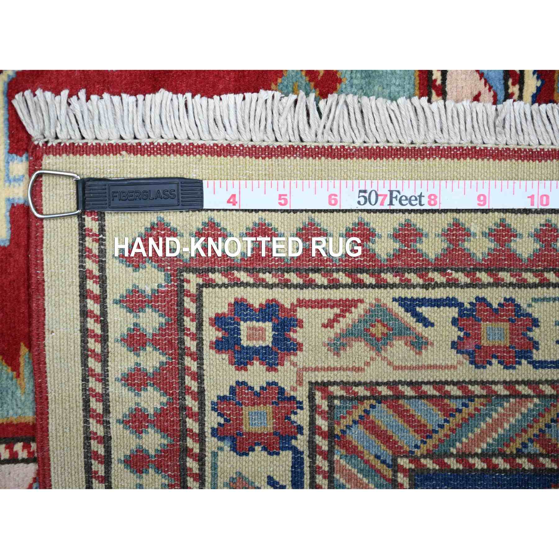 Tribal-Geometric-Hand-Knotted-Rug-374610
