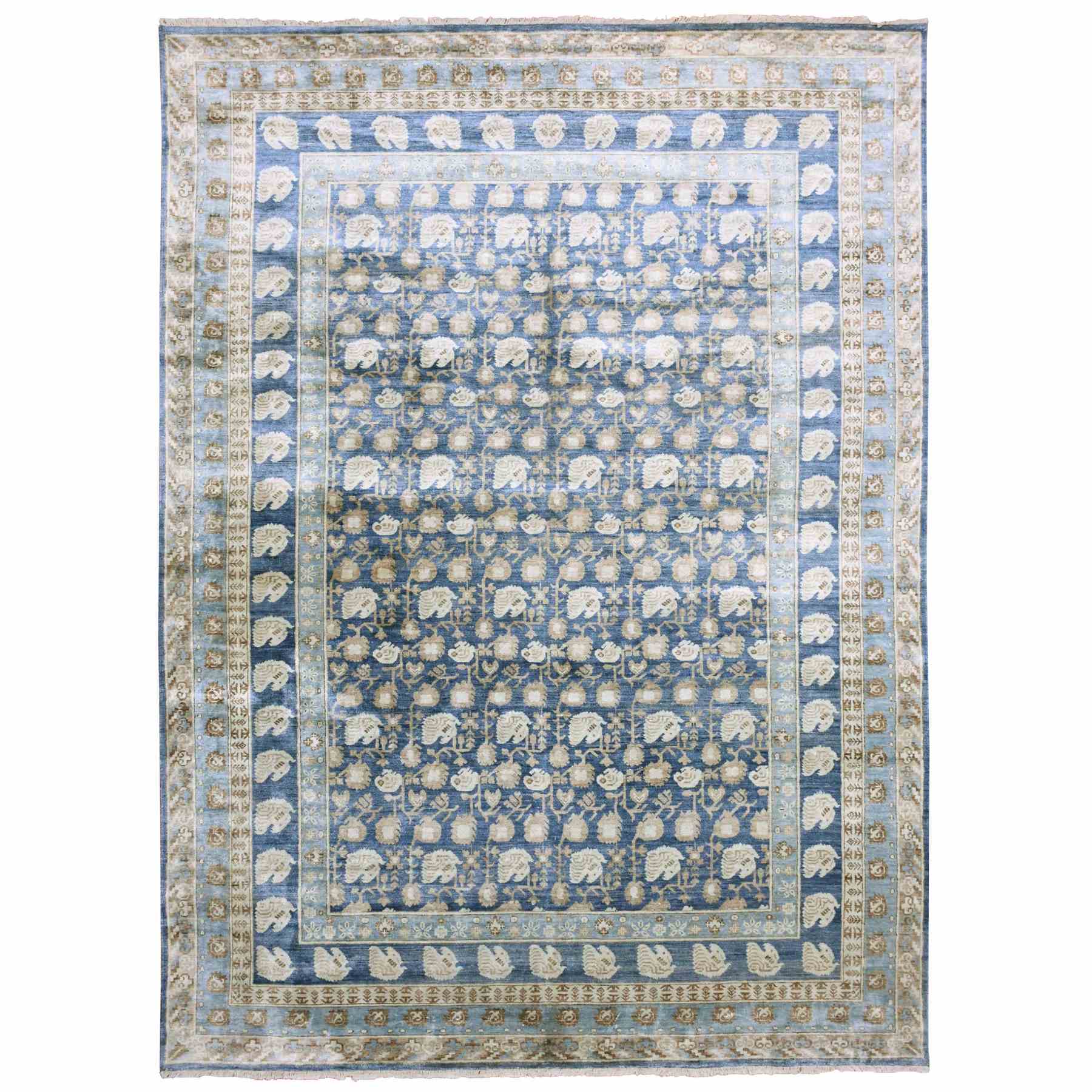 Khotan-and-Samarkand-Hand-Knotted-Rug-376210
