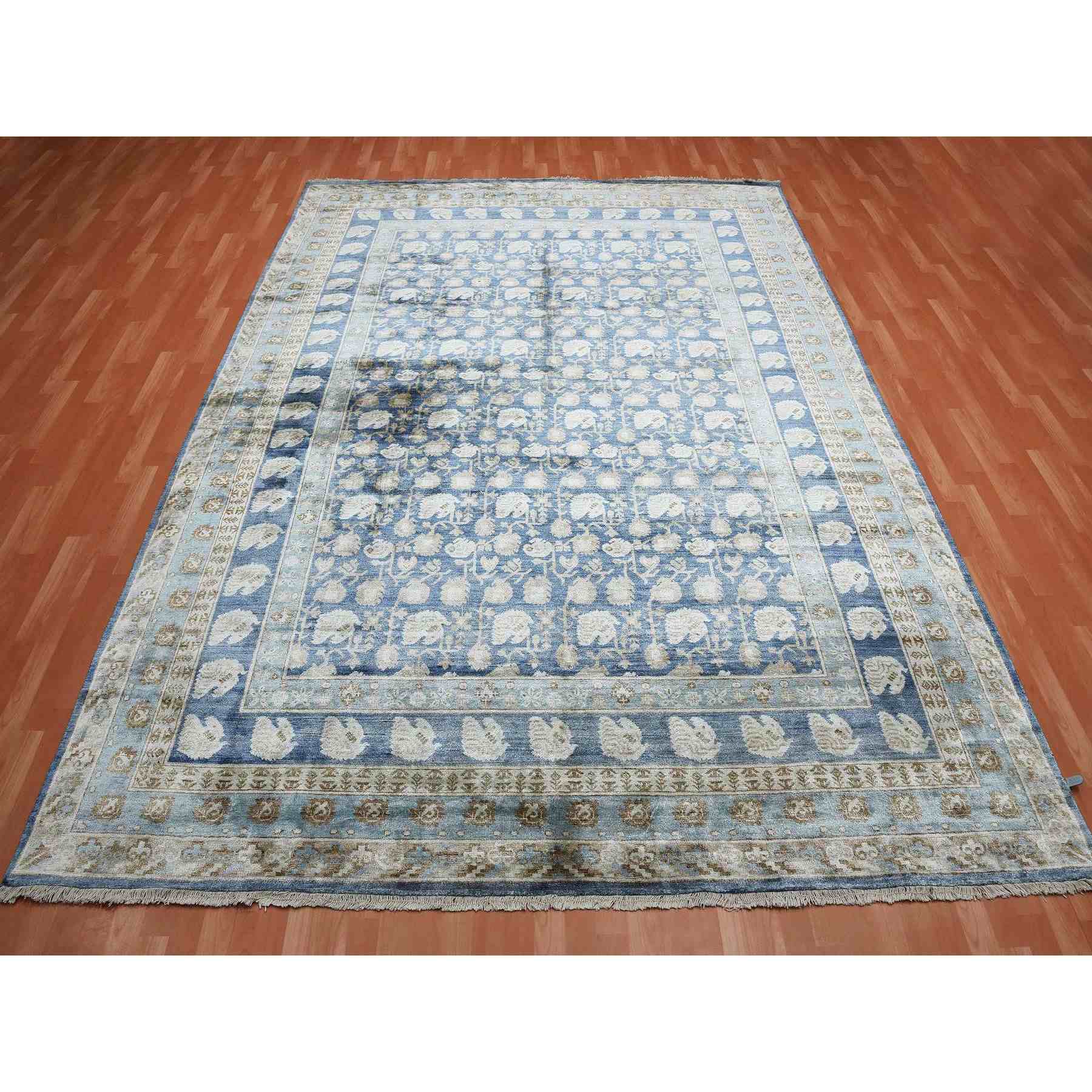 Khotan-and-Samarkand-Hand-Knotted-Rug-376210