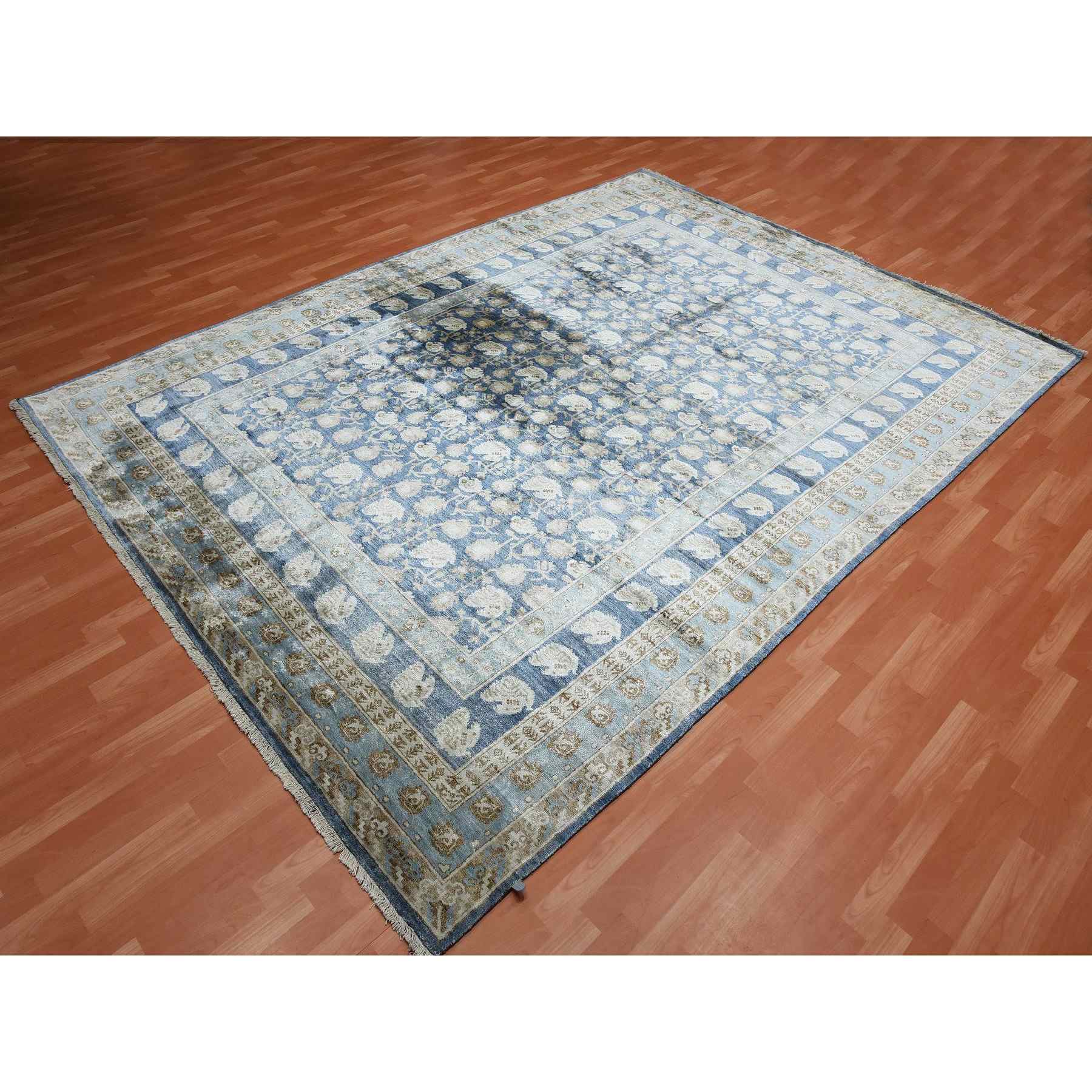 Khotan-and-Samarkand-Hand-Knotted-Rug-376210