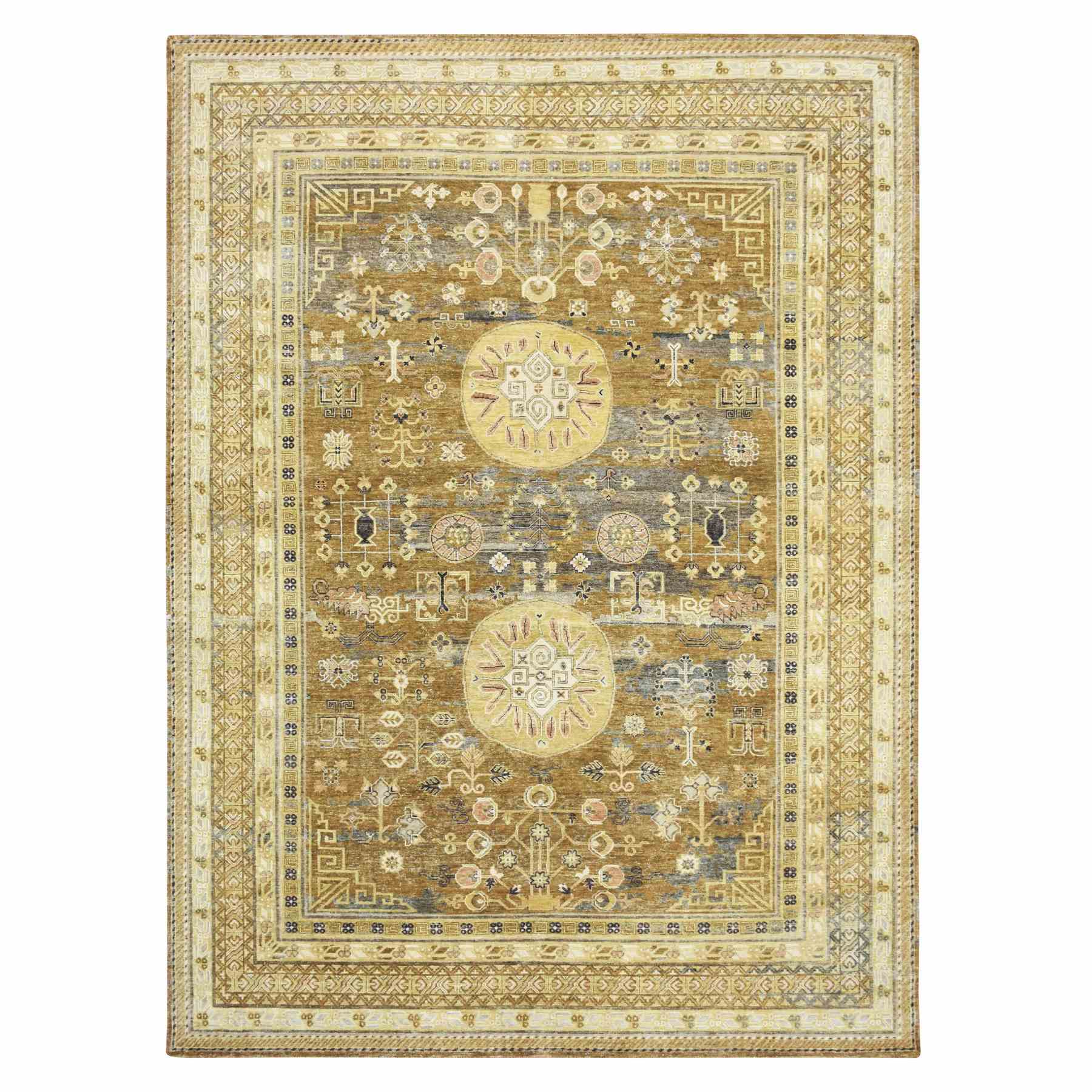 Khotan-and-Samarkand-Hand-Knotted-Rug-377460