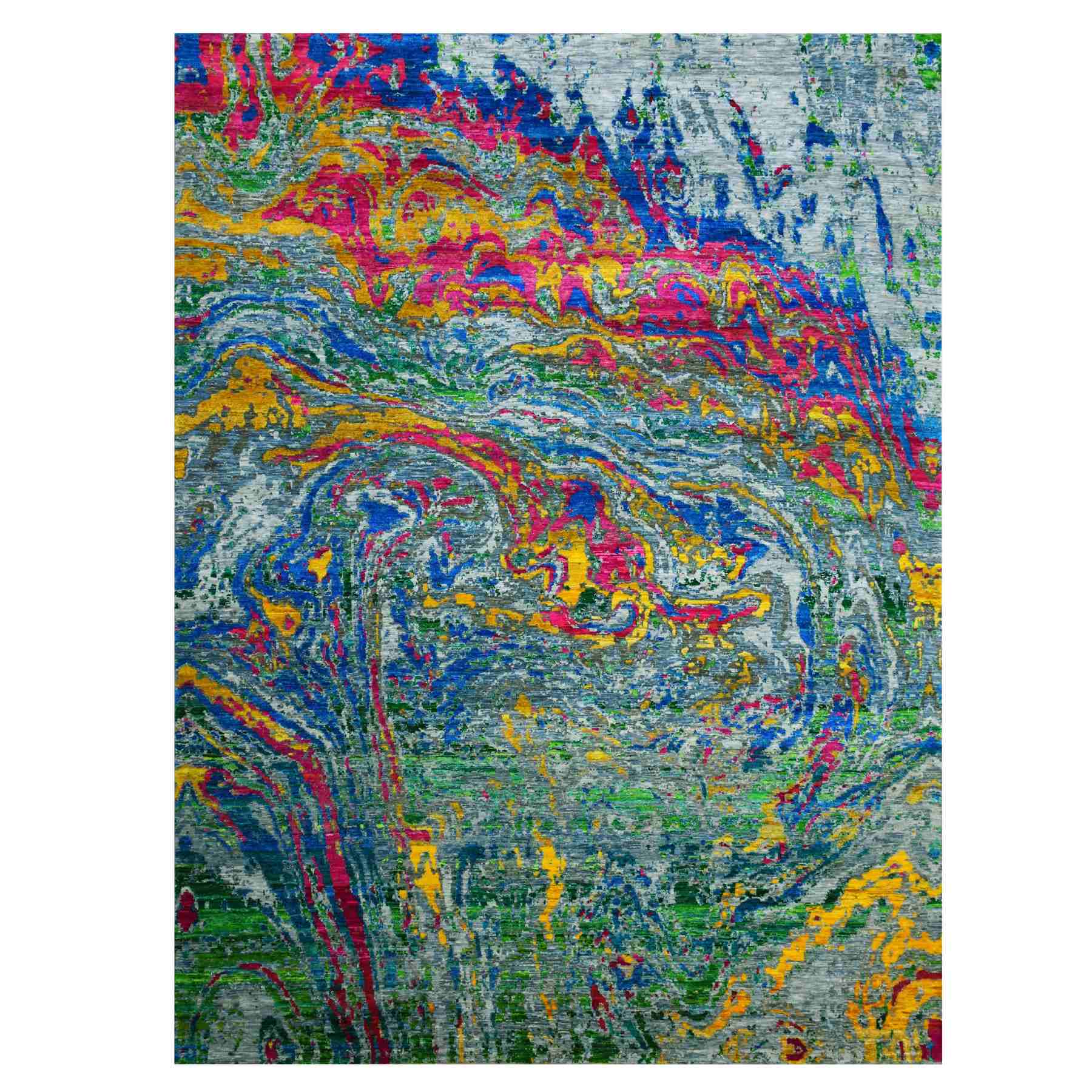 Modern-and-Contemporary-Hand-Knotted-Rug-376230