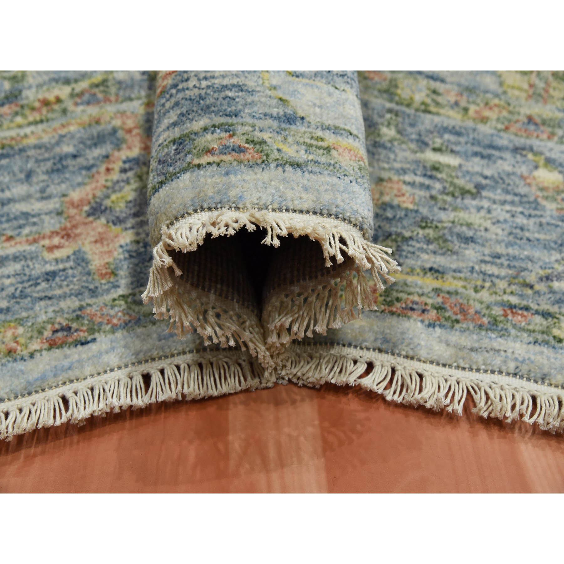 Oushak-And-Peshawar-Hand-Knotted-Rug-375930