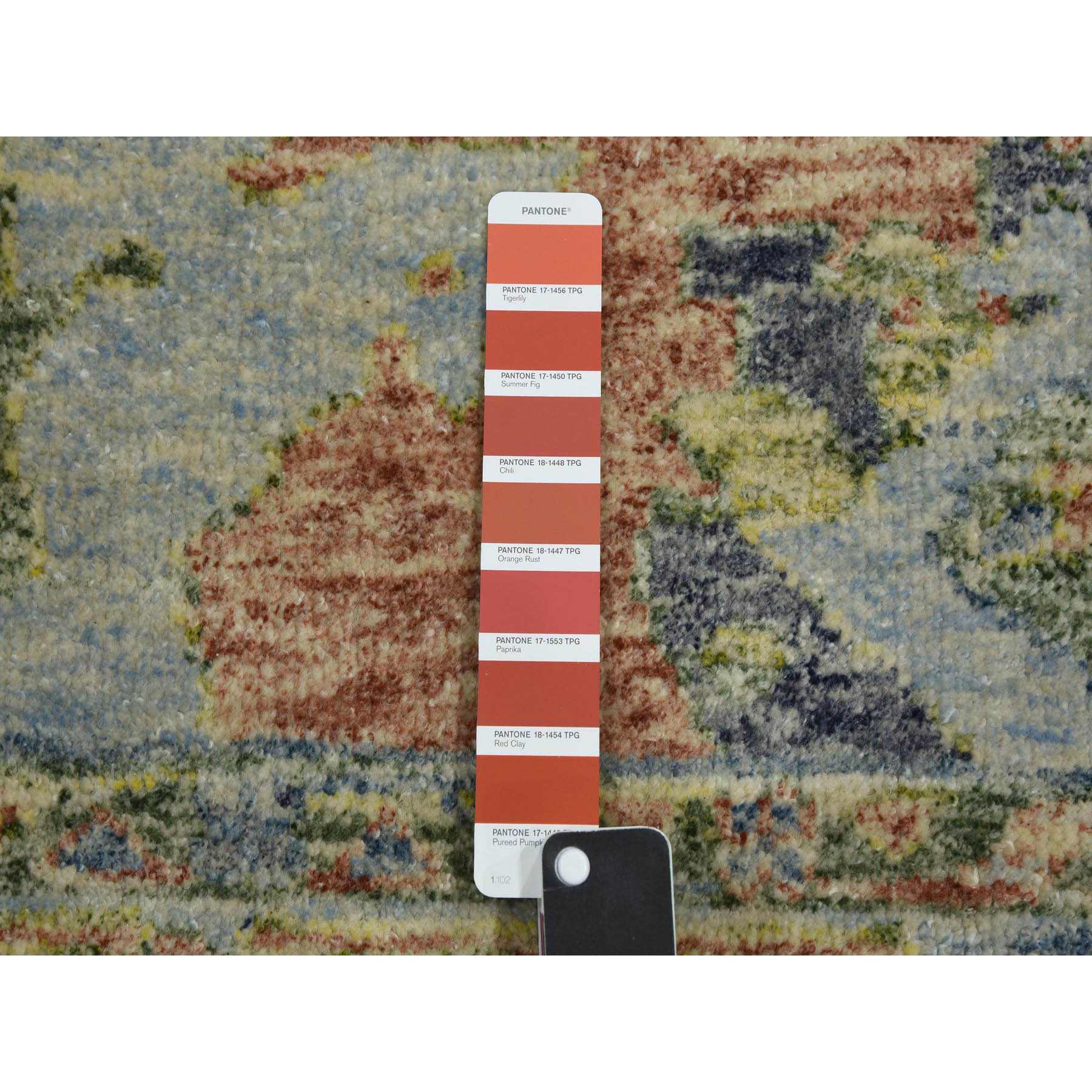 Oushak-And-Peshawar-Hand-Knotted-Rug-375930