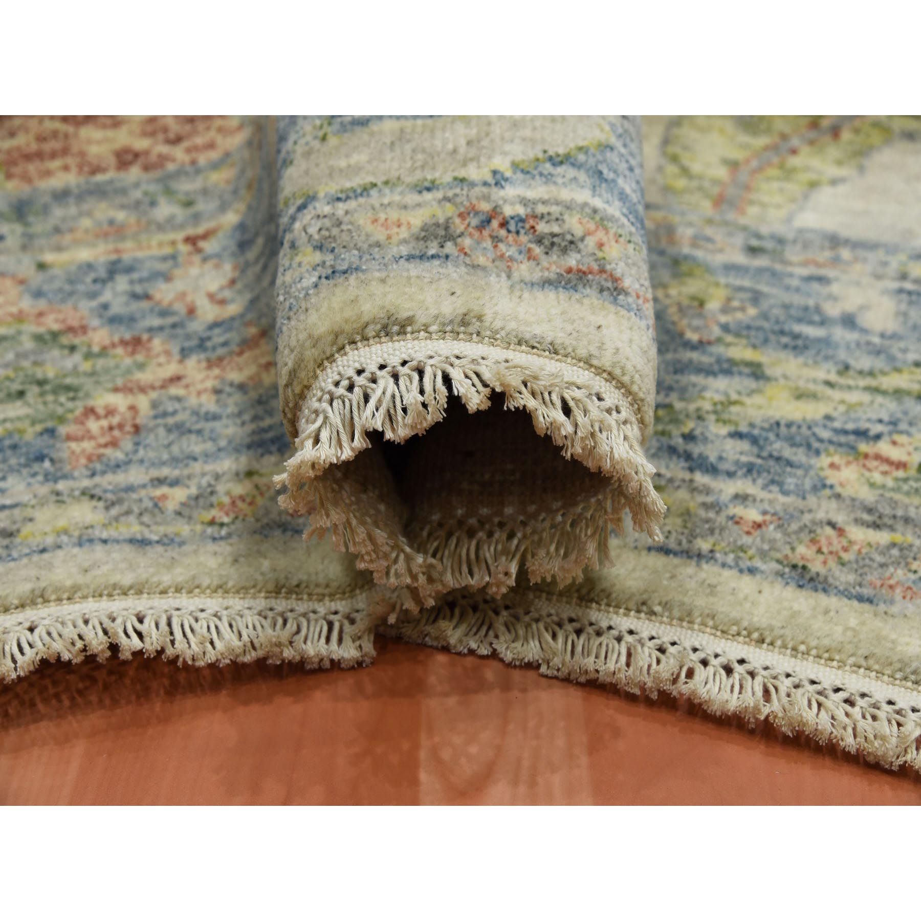 Oushak-And-Peshawar-Hand-Knotted-Rug-375940
