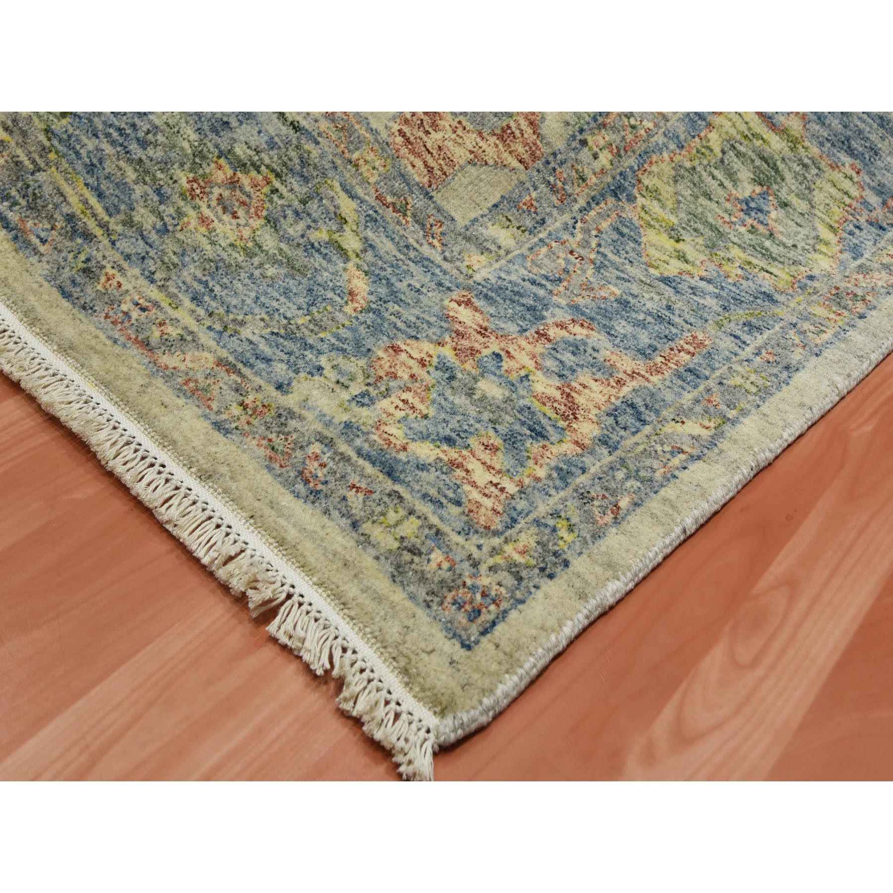 Oushak-And-Peshawar-Hand-Knotted-Rug-375940