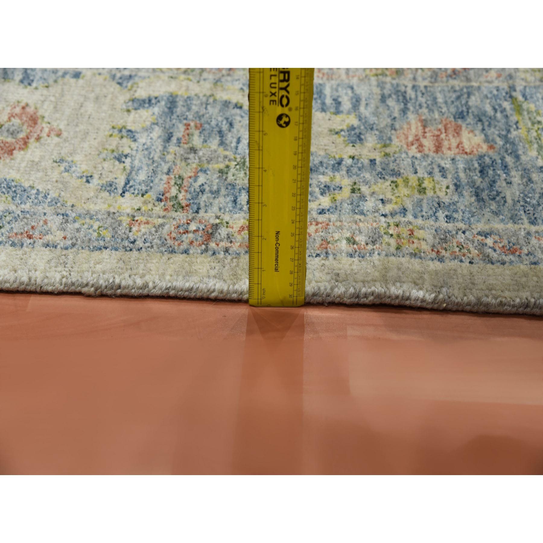 Oushak-And-Peshawar-Hand-Knotted-Rug-375940