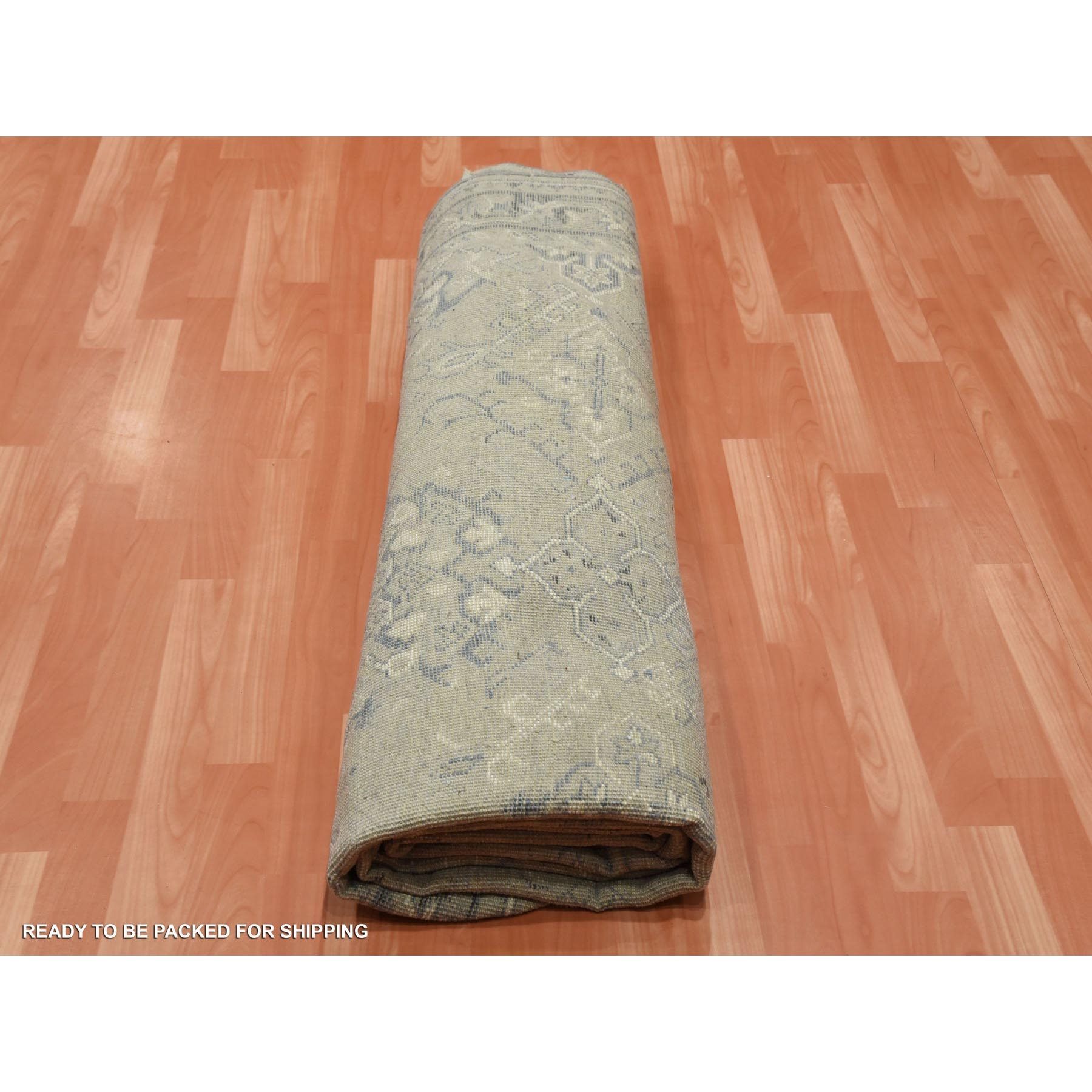 Oushak-And-Peshawar-Hand-Knotted-Rug-376030