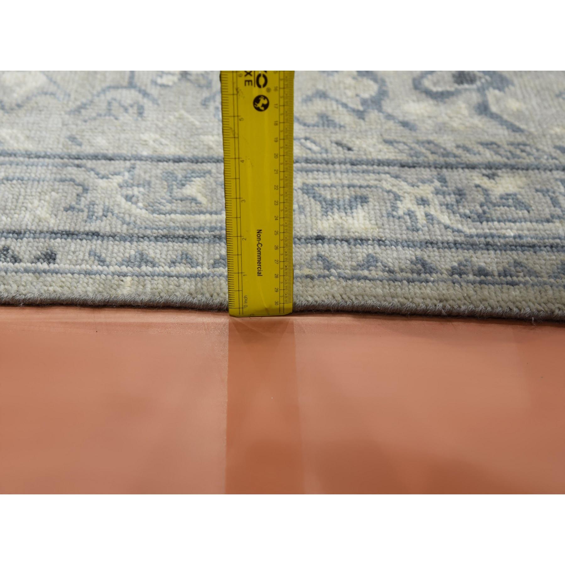 Oushak-And-Peshawar-Hand-Knotted-Rug-376030