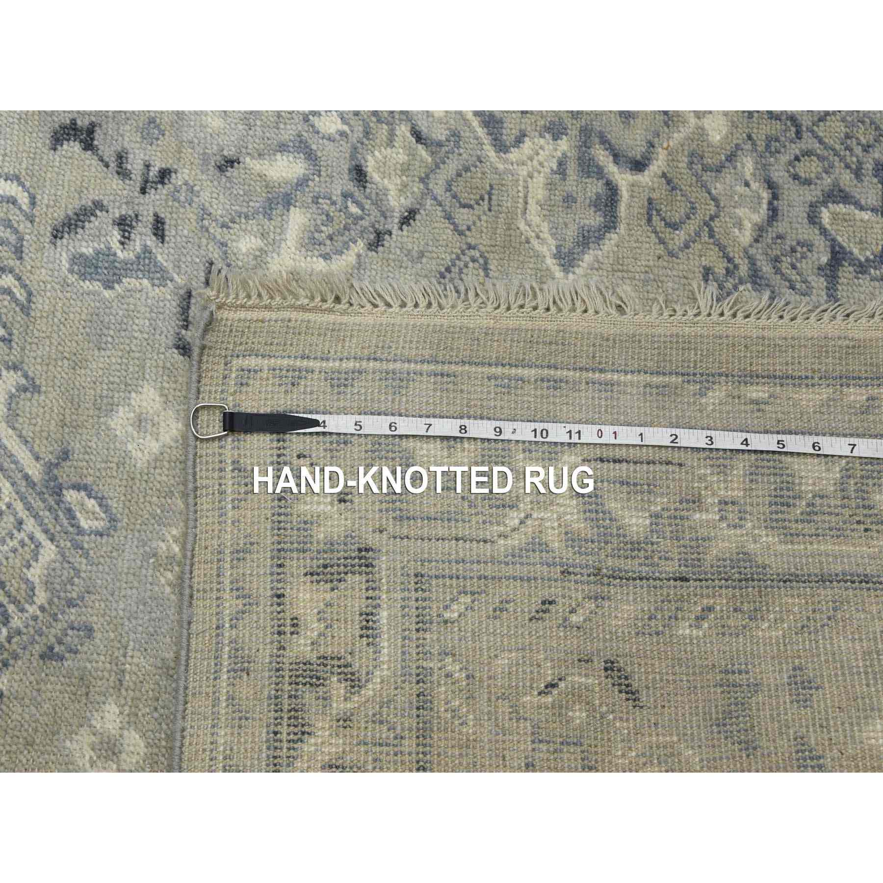 Oushak-And-Peshawar-Hand-Knotted-Rug-376030