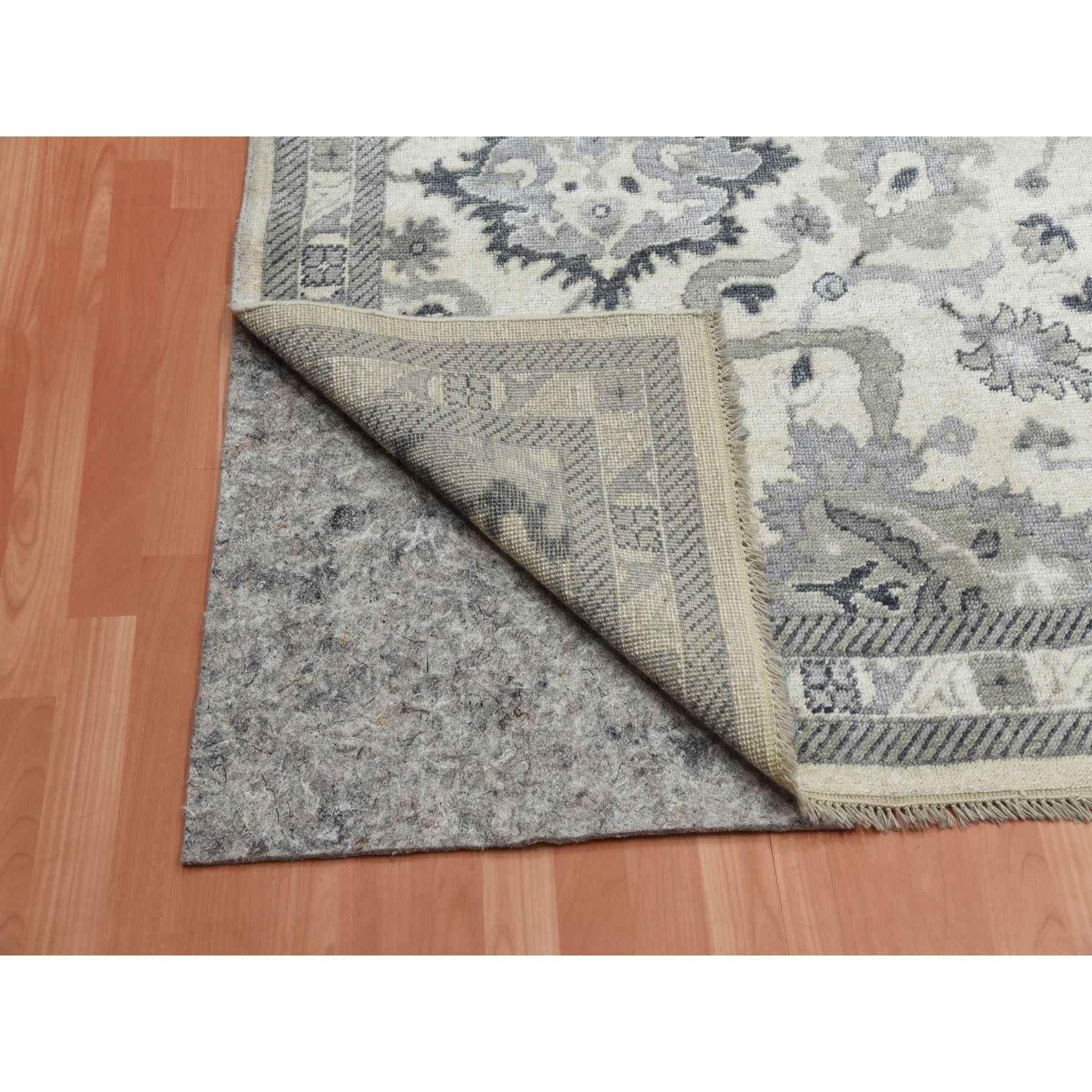 Oushak-And-Peshawar-Hand-Knotted-Rug-376035