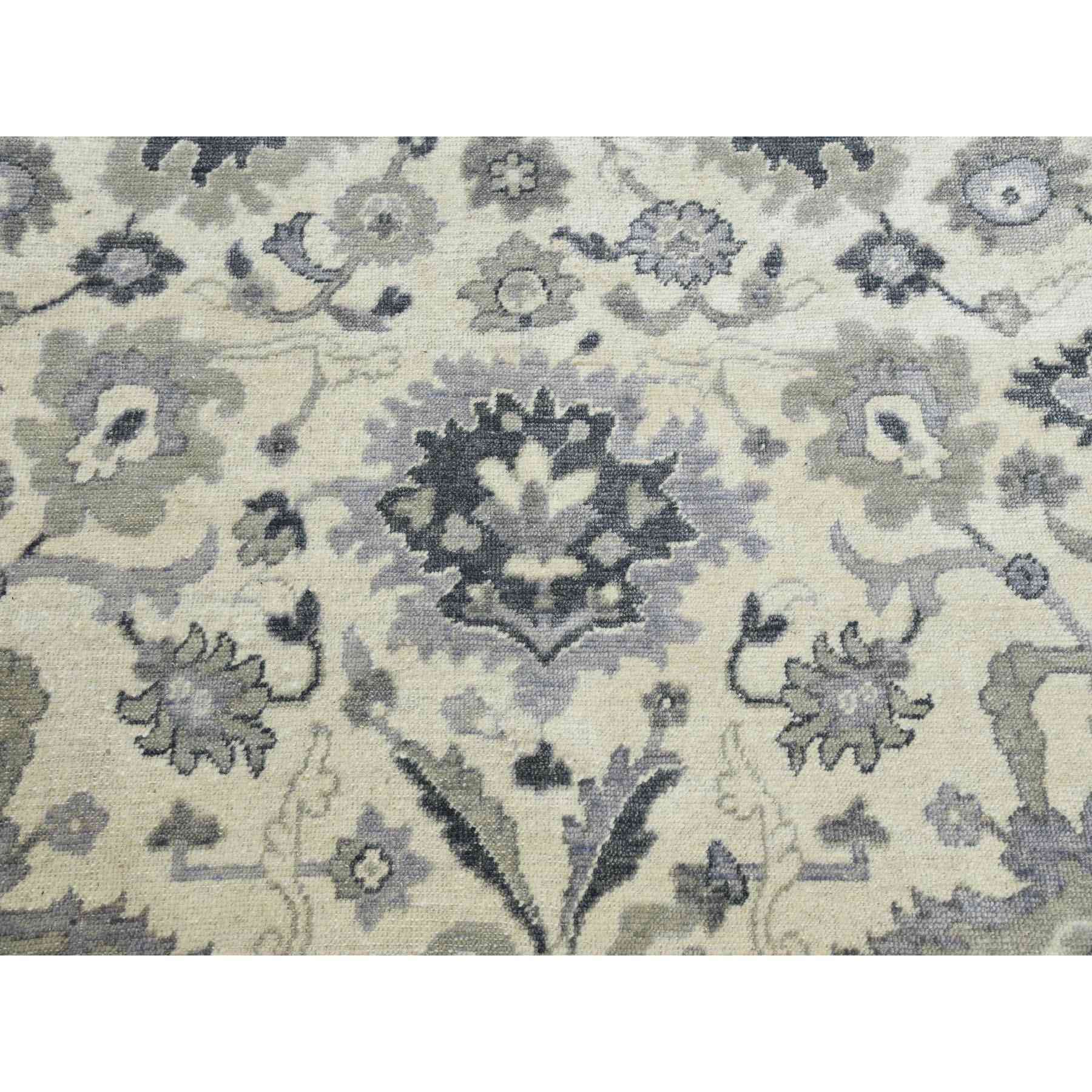 Oushak-And-Peshawar-Hand-Knotted-Rug-376035