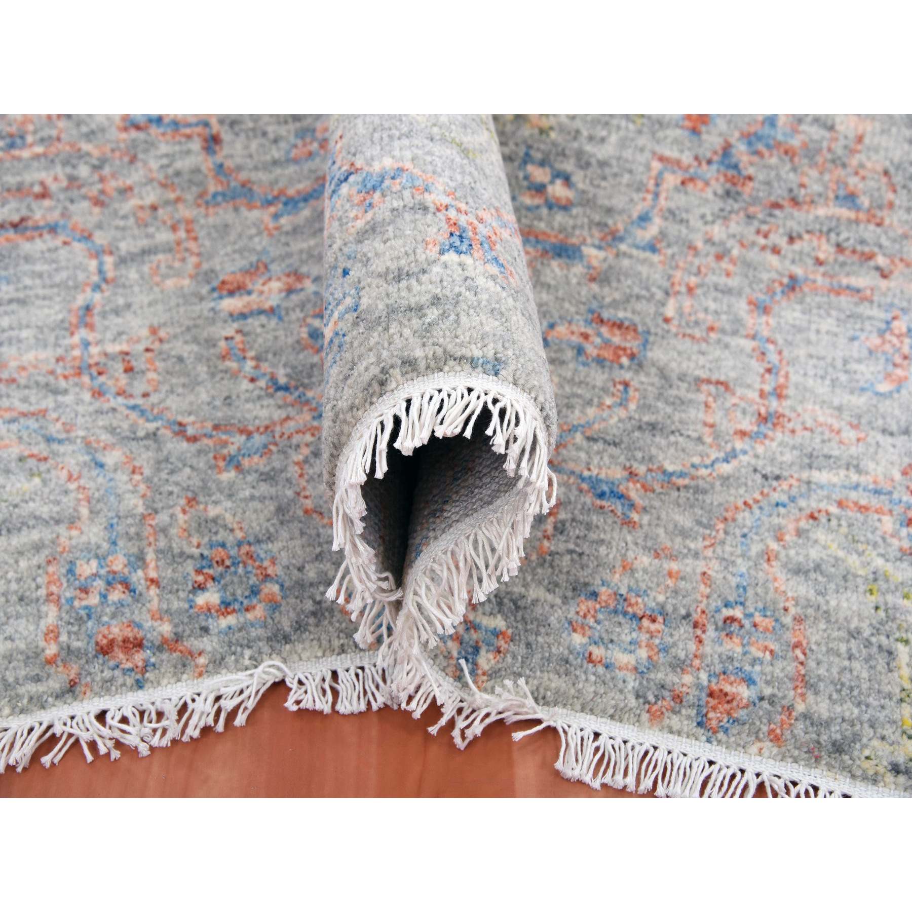 Oushak-And-Peshawar-Hand-Knotted-Rug-376525