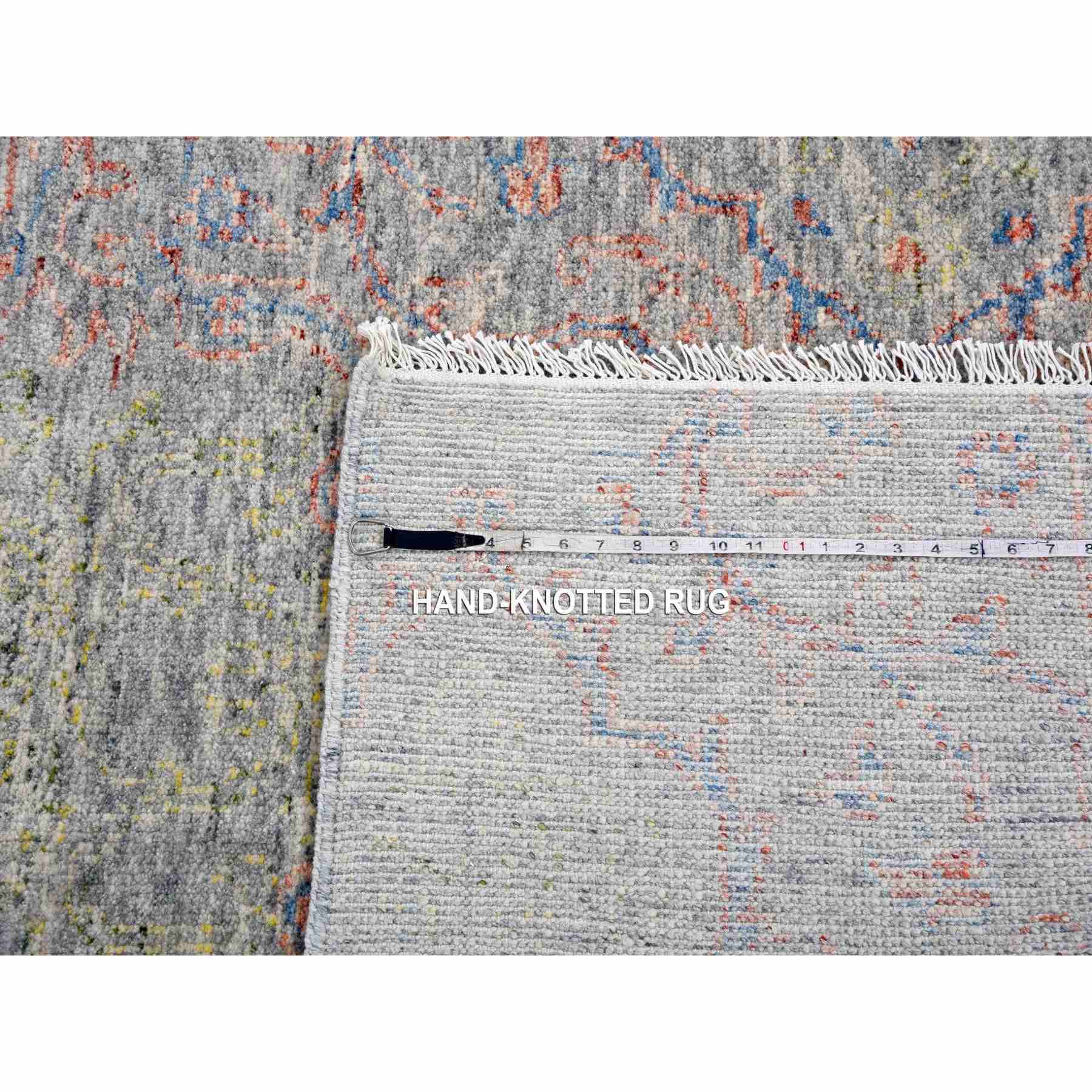 Oushak-And-Peshawar-Hand-Knotted-Rug-376525