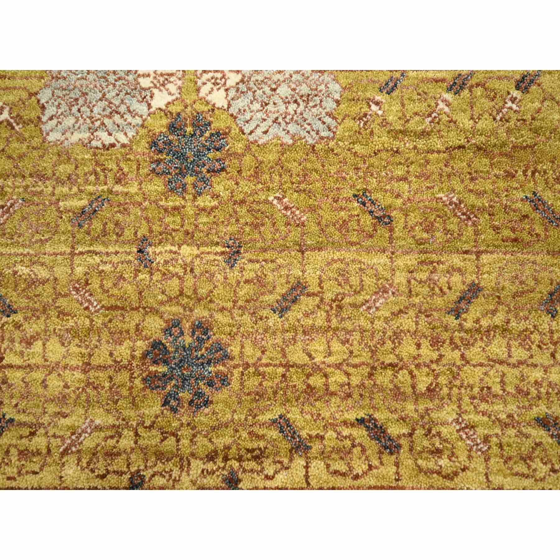 Oushak-And-Peshawar-Hand-Knotted-Rug-377450