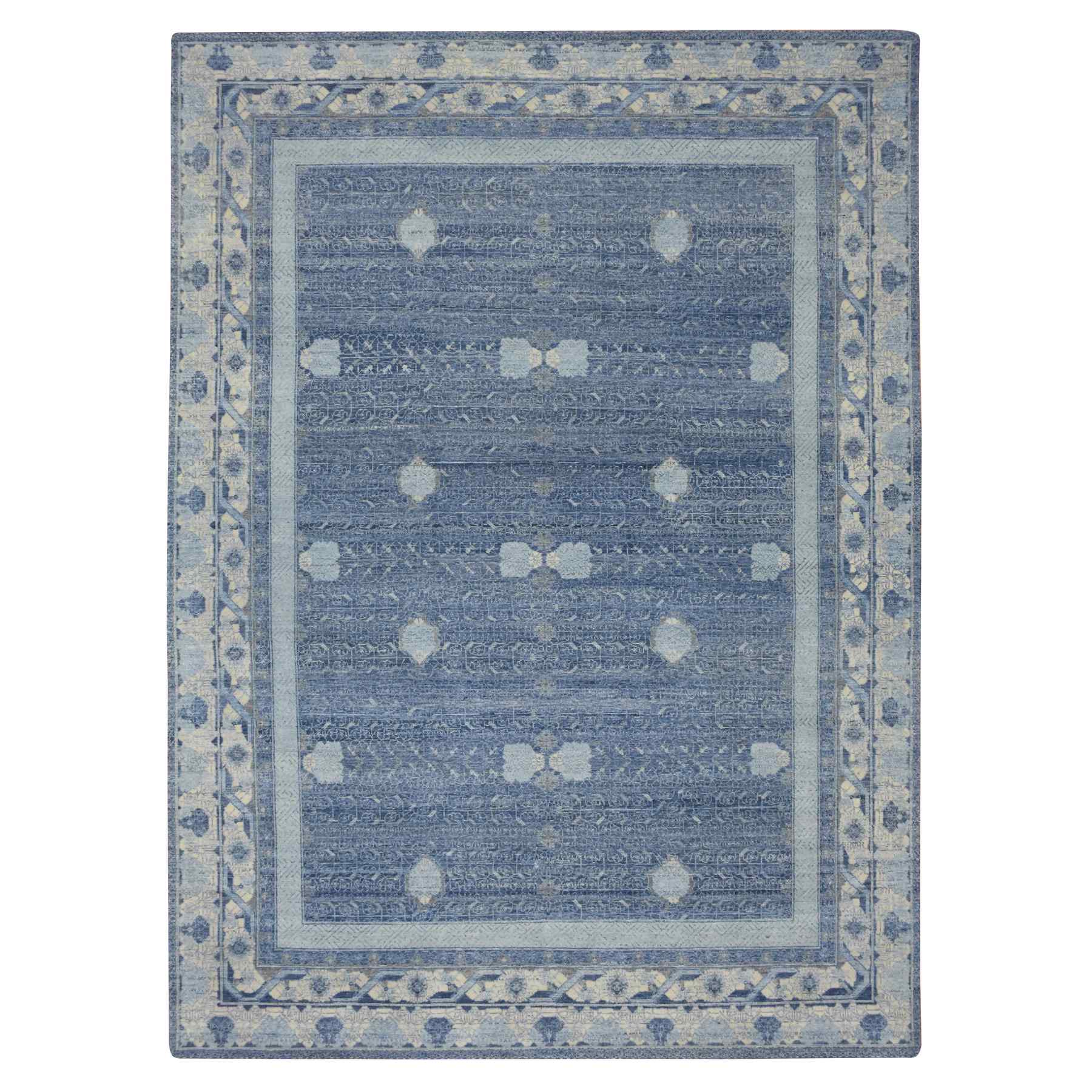 Oushak-And-Peshawar-Hand-Knotted-Rug-377455