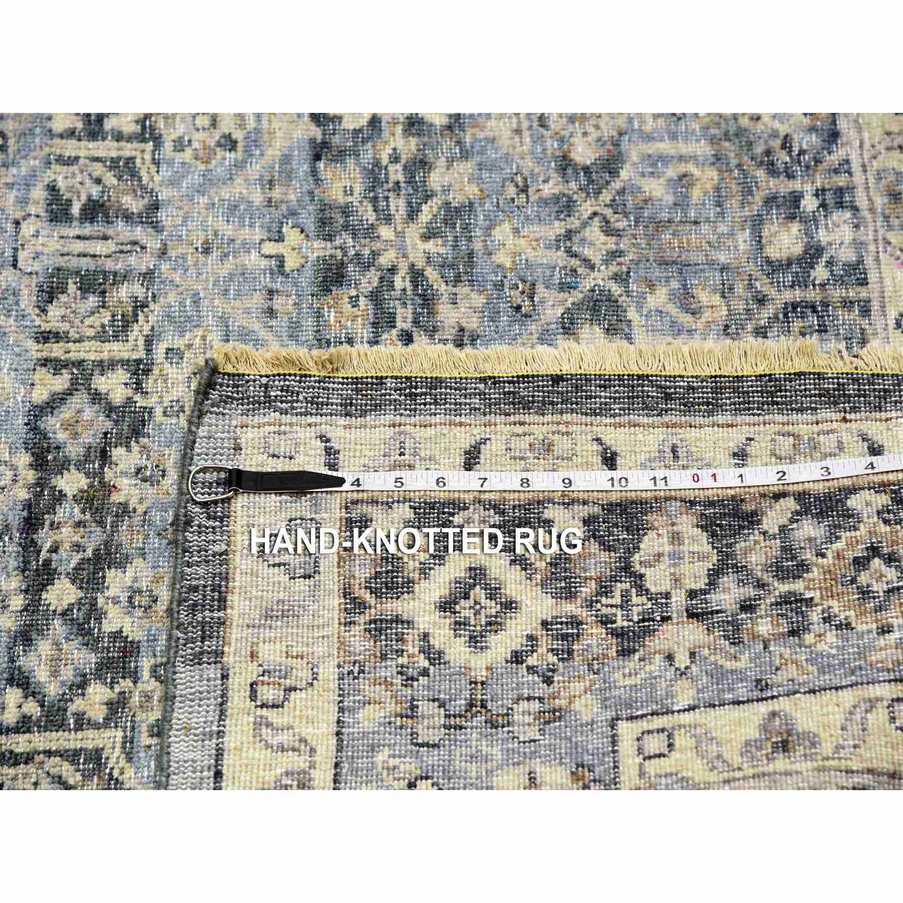 Overdyed-Vintage-Hand-Knotted-Rug-377205