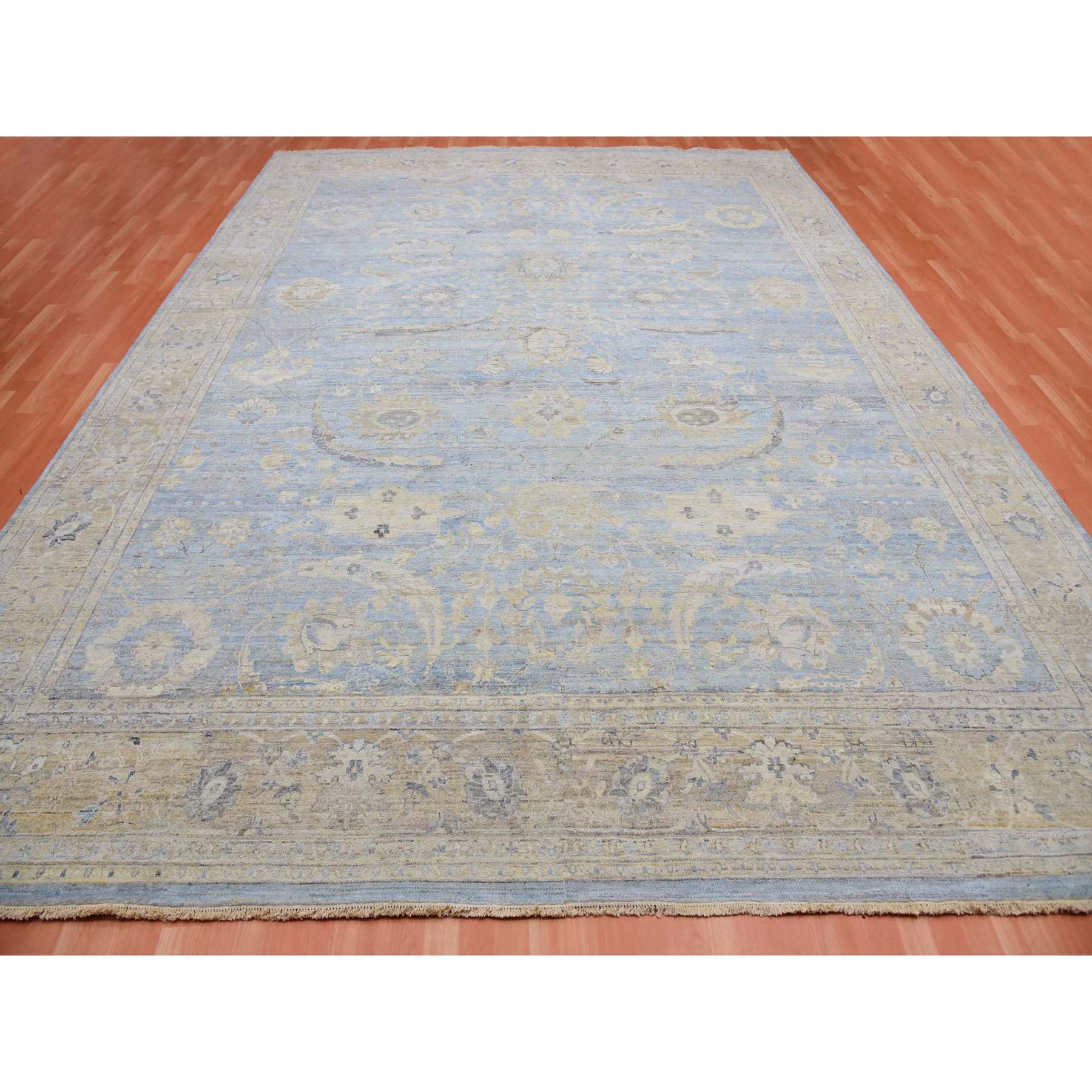 Overdyed-Vintage-Hand-Knotted-Rug-377320