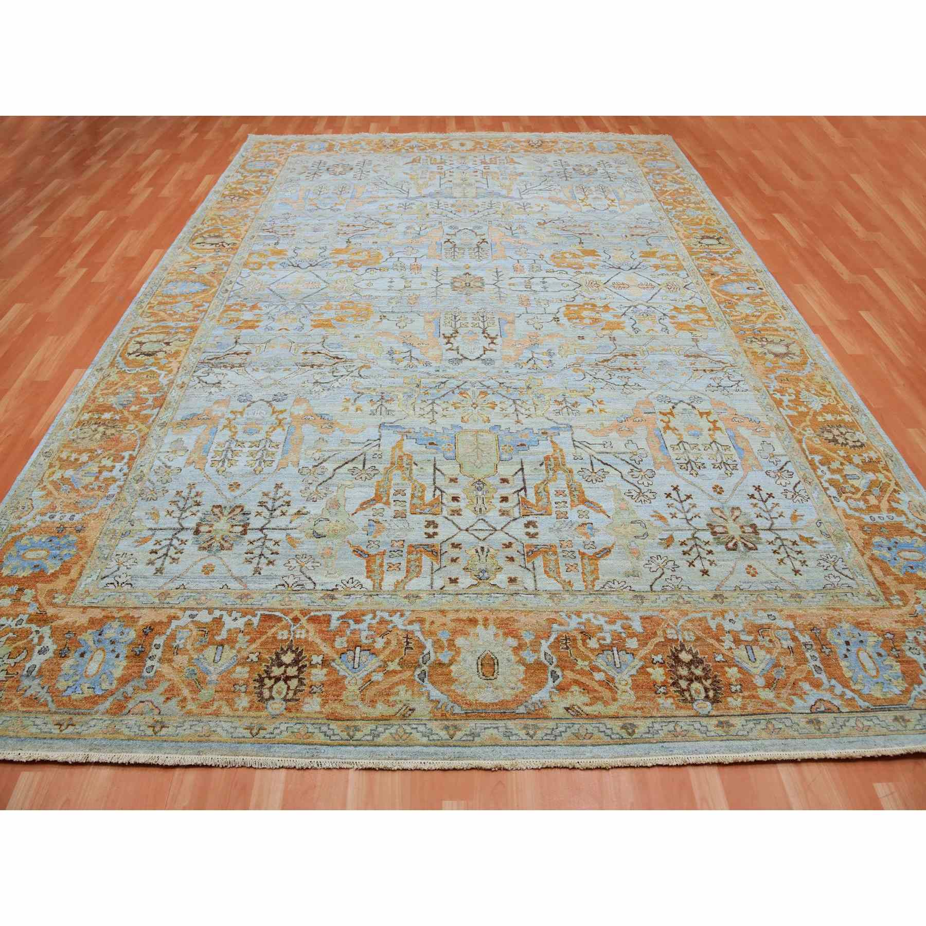 Overdyed-Vintage-Hand-Knotted-Rug-377325