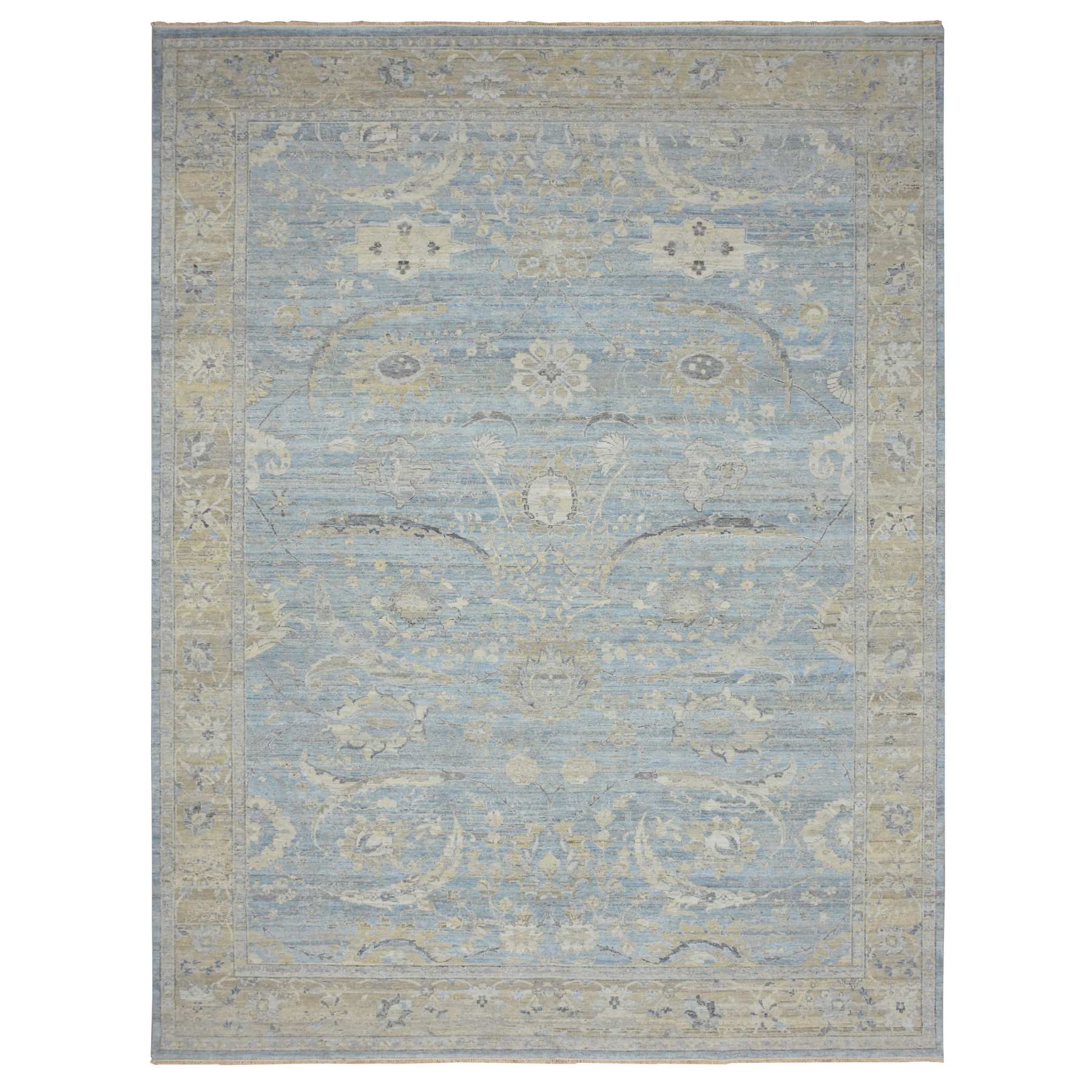 Overdyed-Vintage-Hand-Knotted-Rug-377330