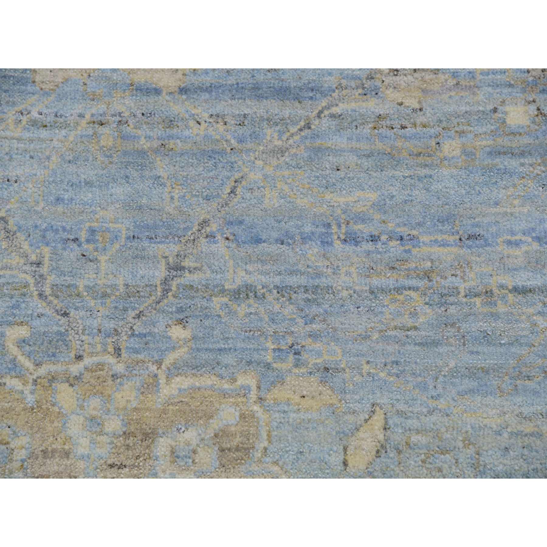 Overdyed-Vintage-Hand-Knotted-Rug-377330