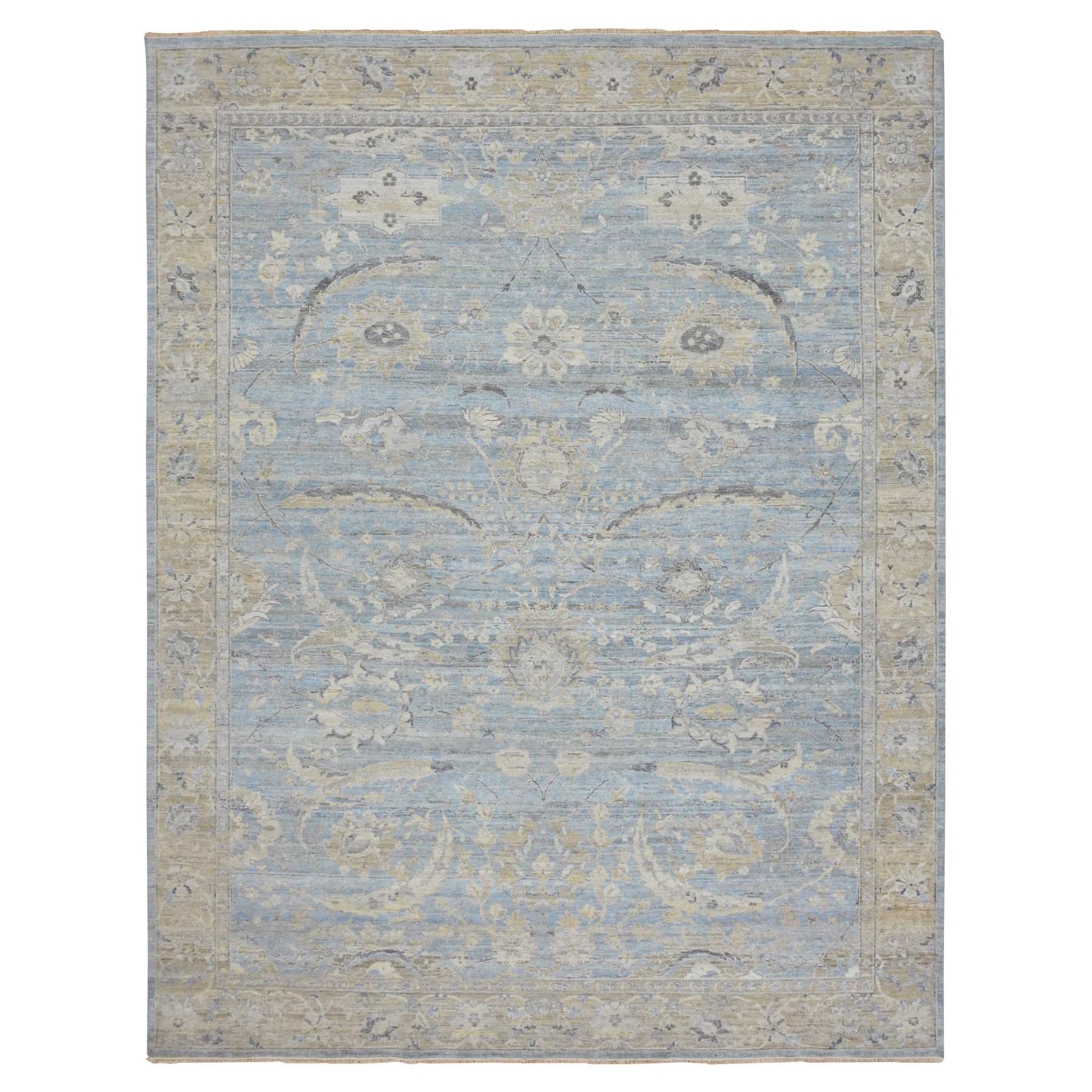 Overdyed-Vintage-Hand-Knotted-Rug-377335