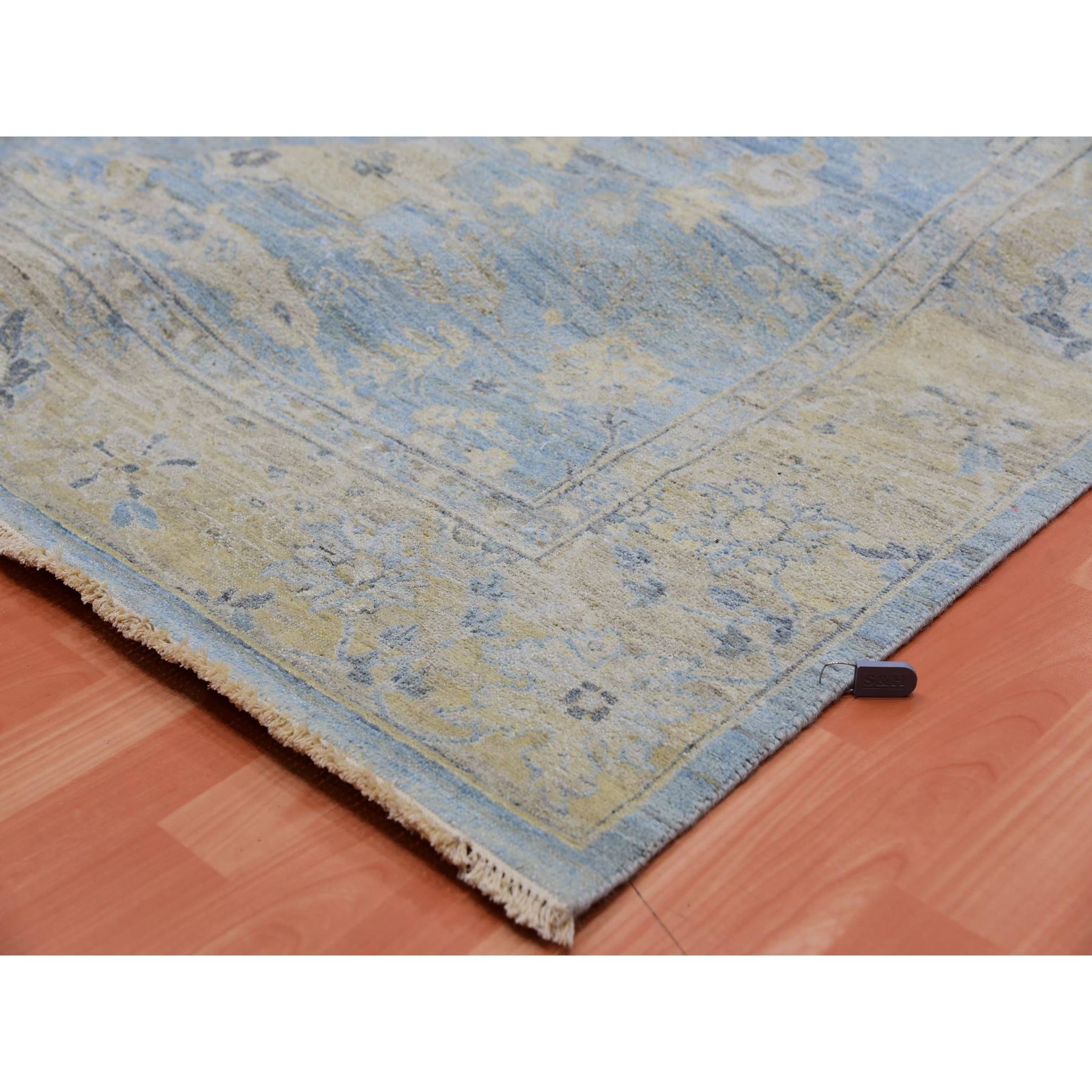 Overdyed-Vintage-Hand-Knotted-Rug-377340