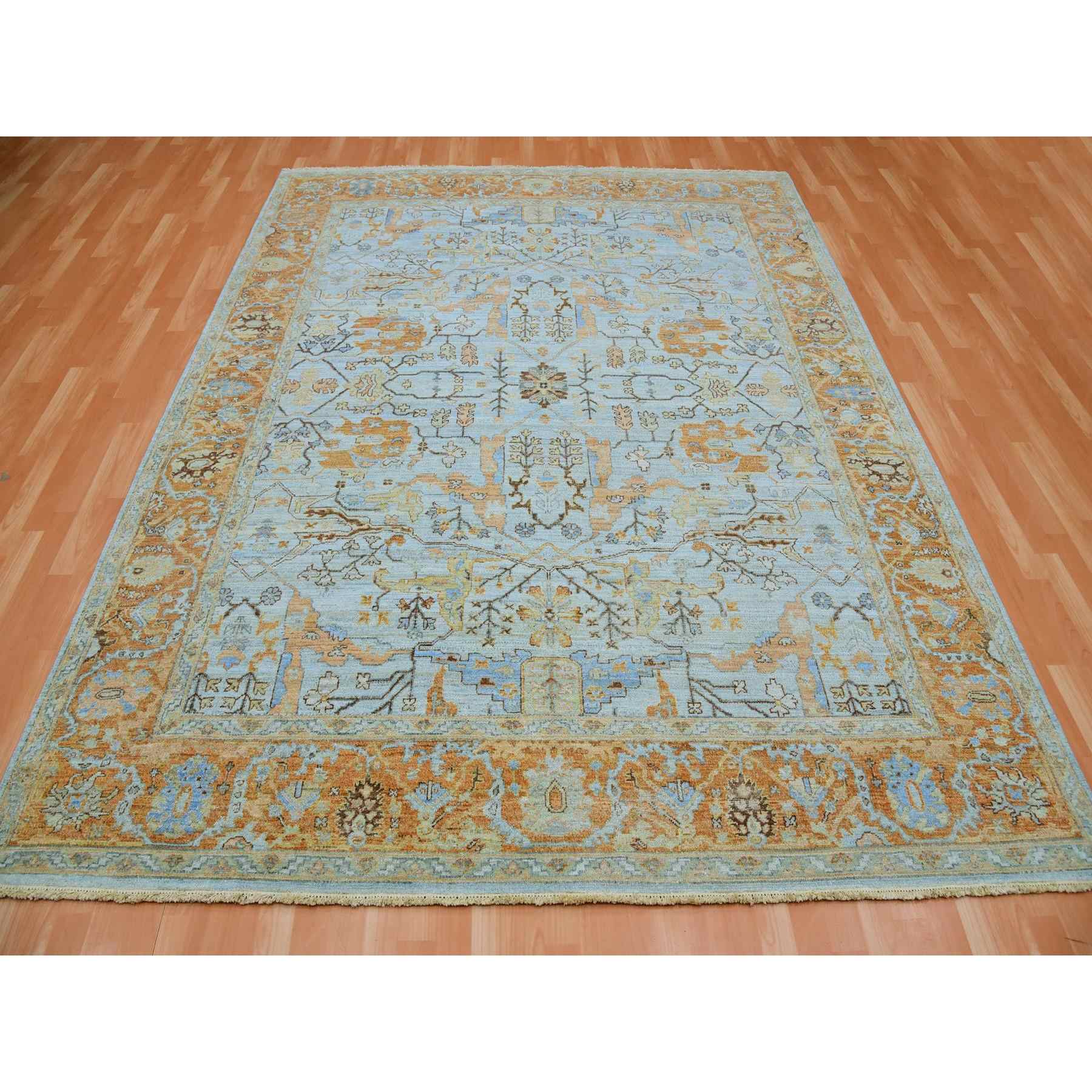 Overdyed-Vintage-Hand-Knotted-Rug-377355