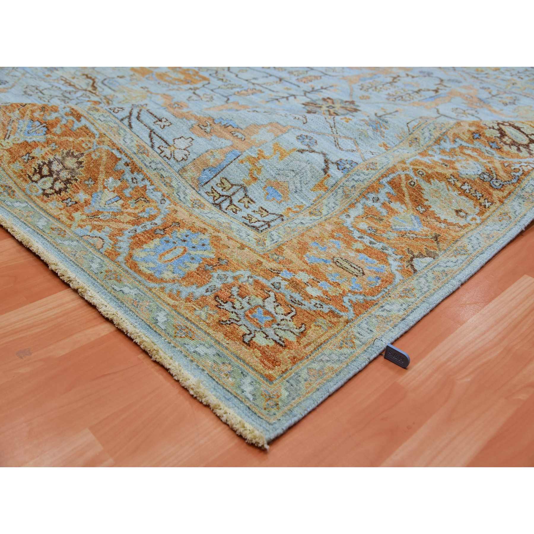 Overdyed-Vintage-Hand-Knotted-Rug-377355