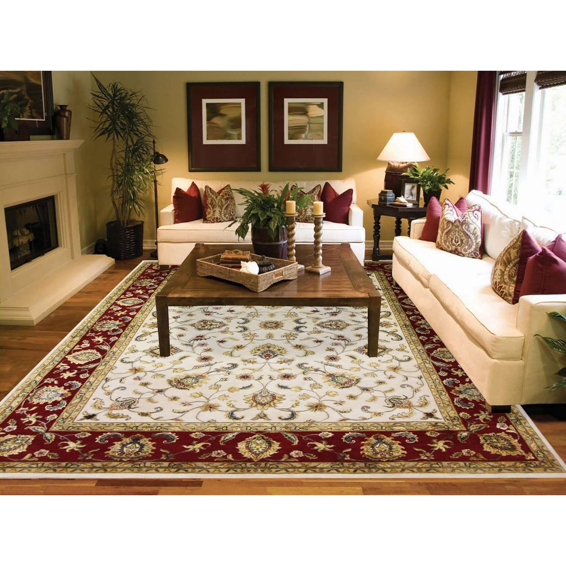 Rajasthan-Hand-Knotted-Rug-376320