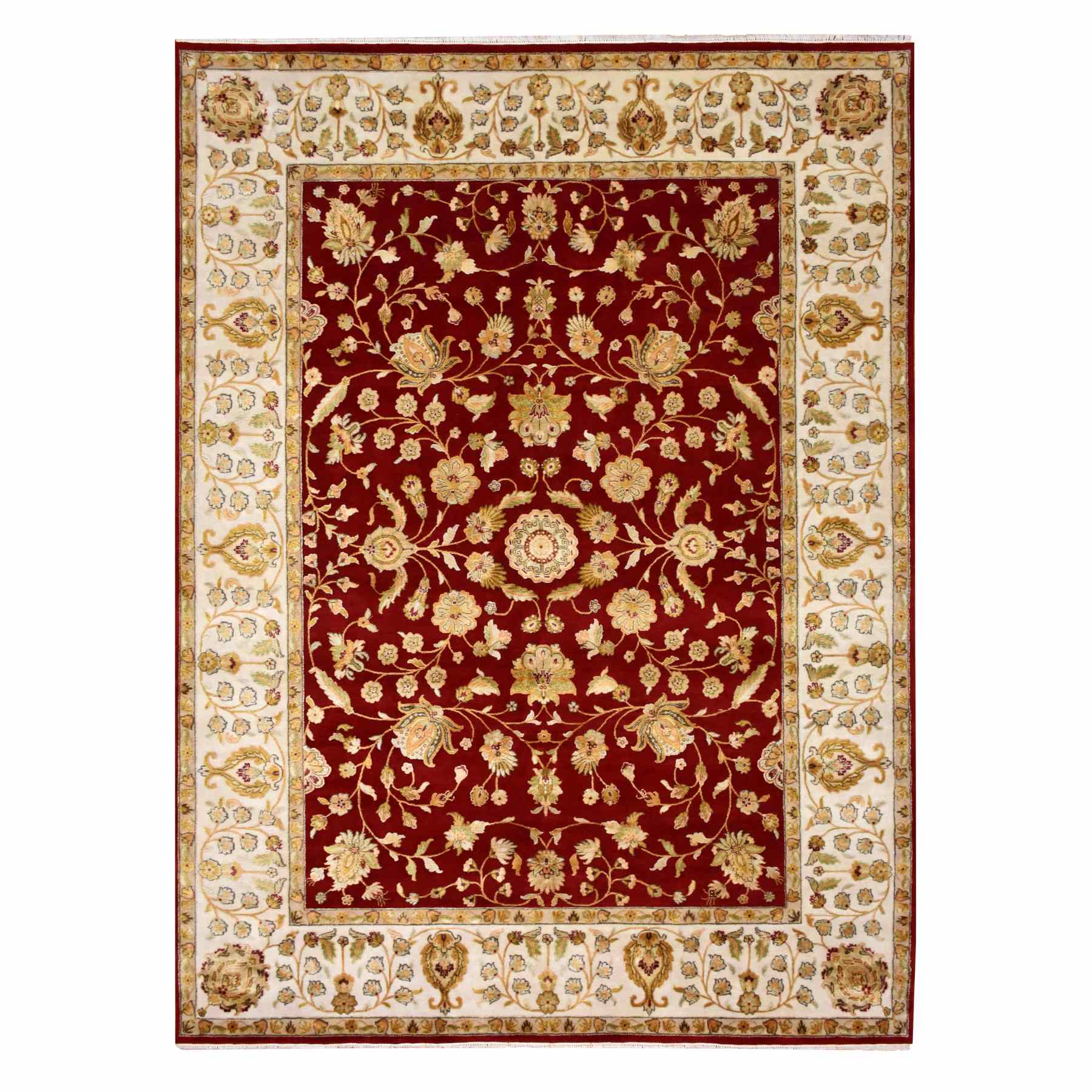 Rajasthan-Hand-Knotted-Rug-376325