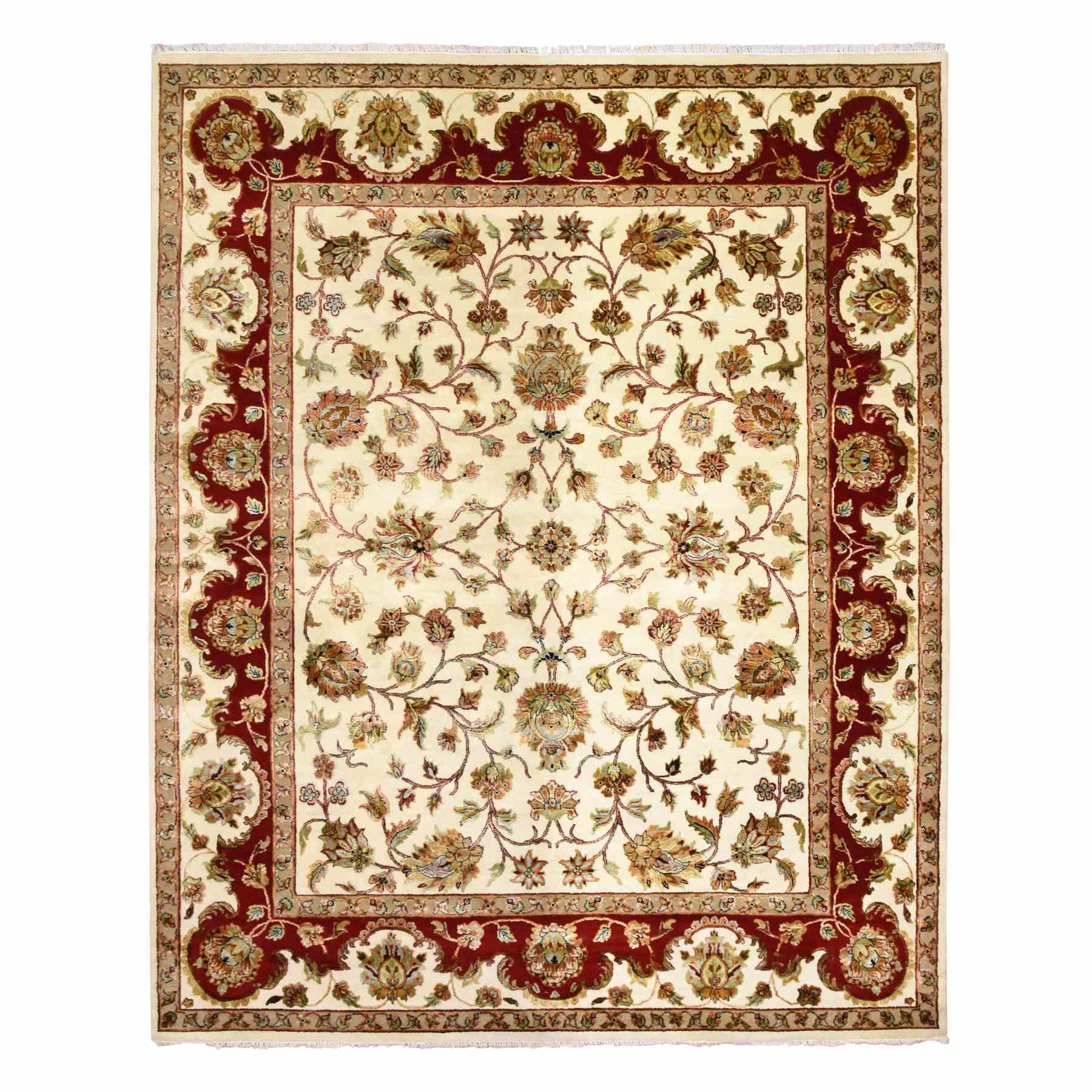 Rajasthan-Hand-Knotted-Rug-376360