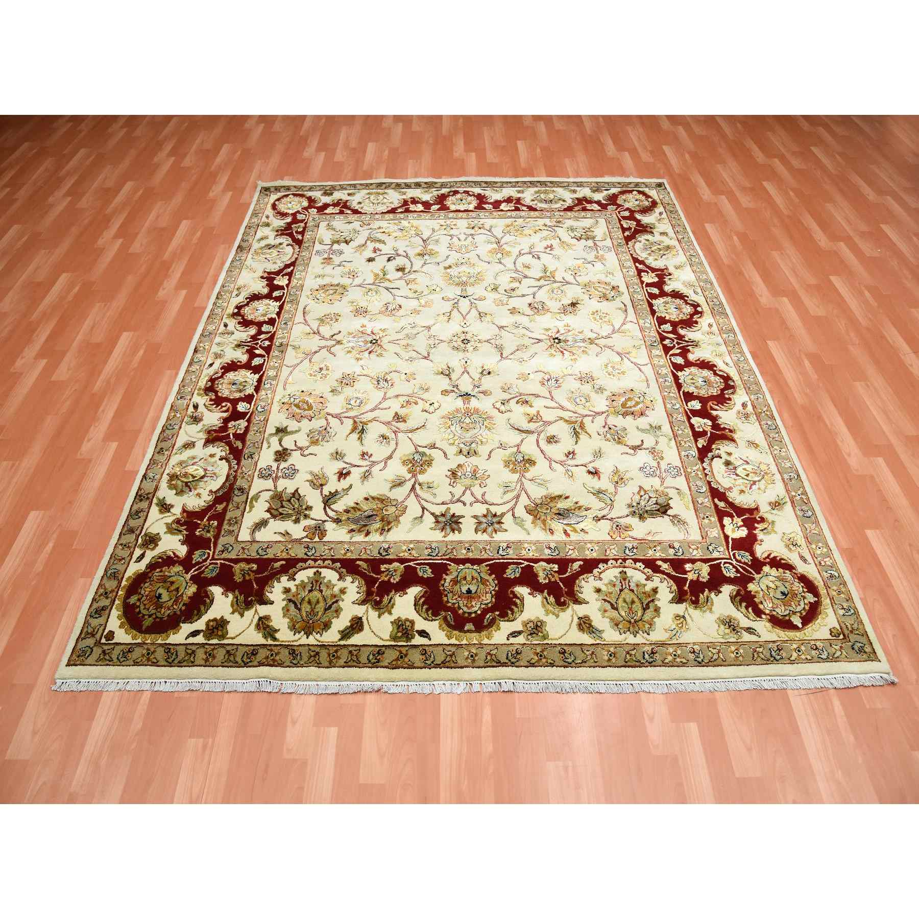 Rajasthan-Hand-Knotted-Rug-376360