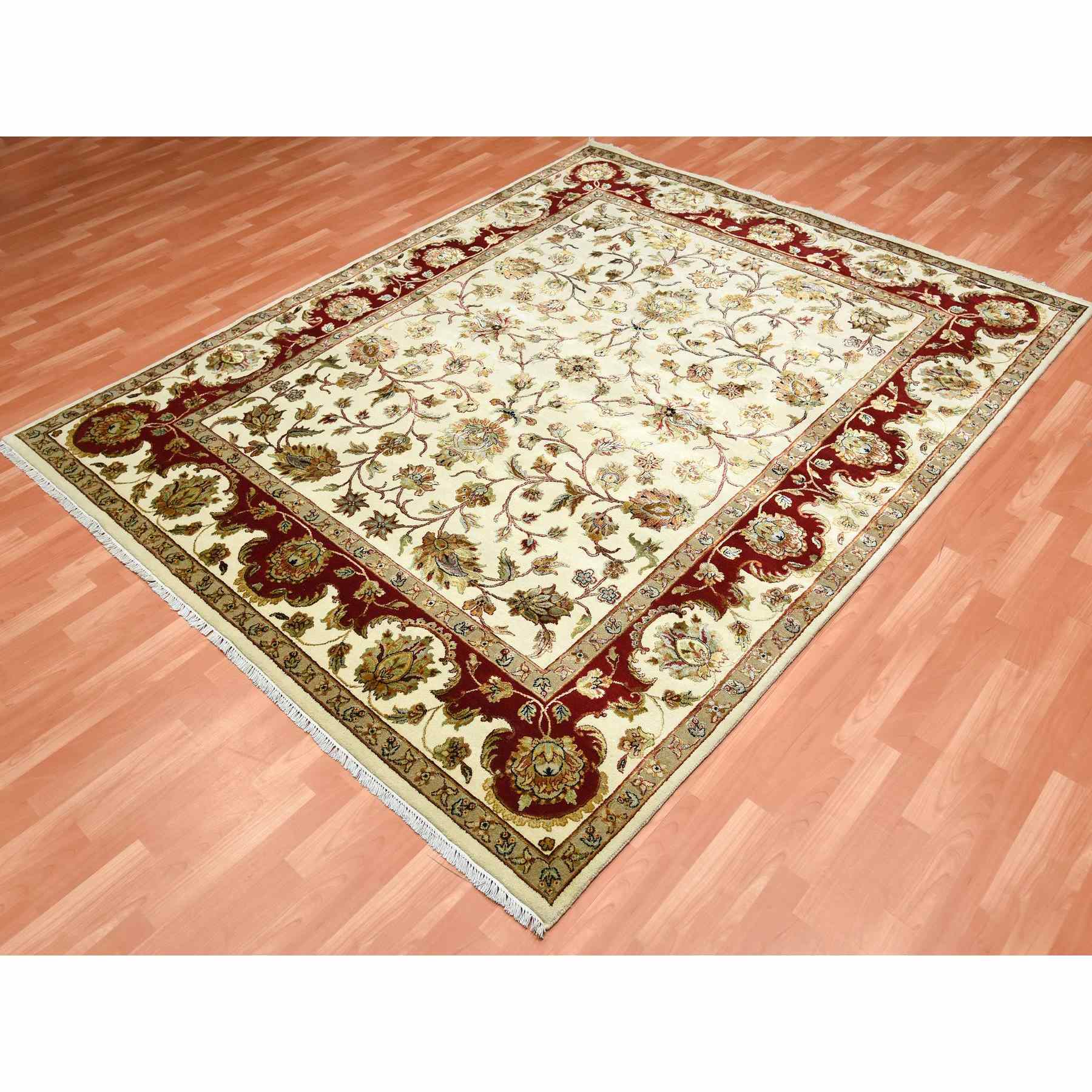 Rajasthan-Hand-Knotted-Rug-376360
