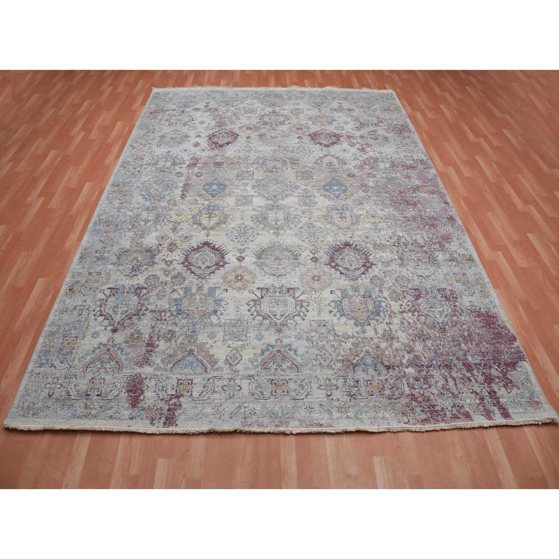 Transitional-Hand-Knotted-Rug-375825