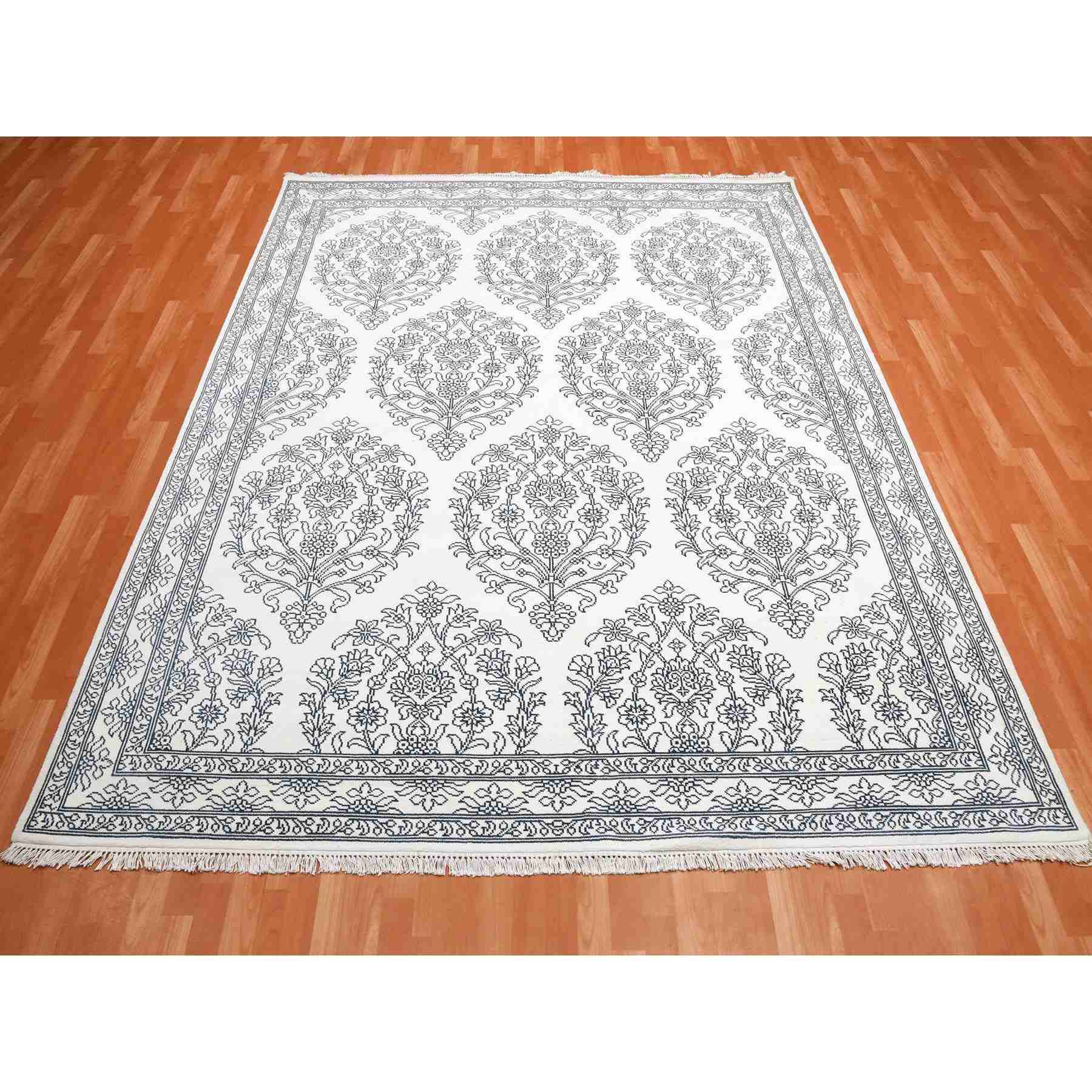 Transitional-Hand-Knotted-Rug-376075