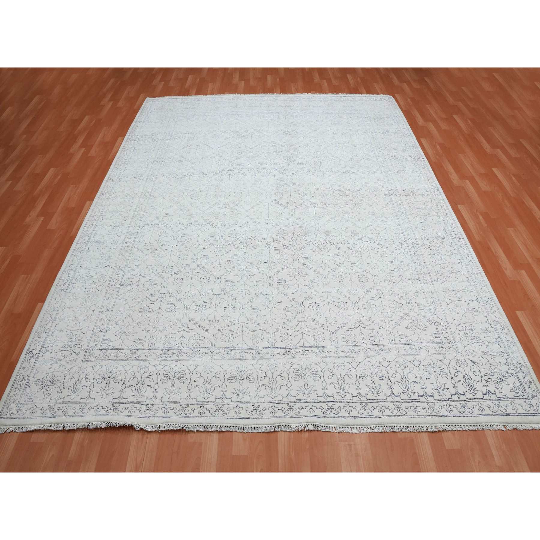 Transitional-Hand-Knotted-Rug-376085