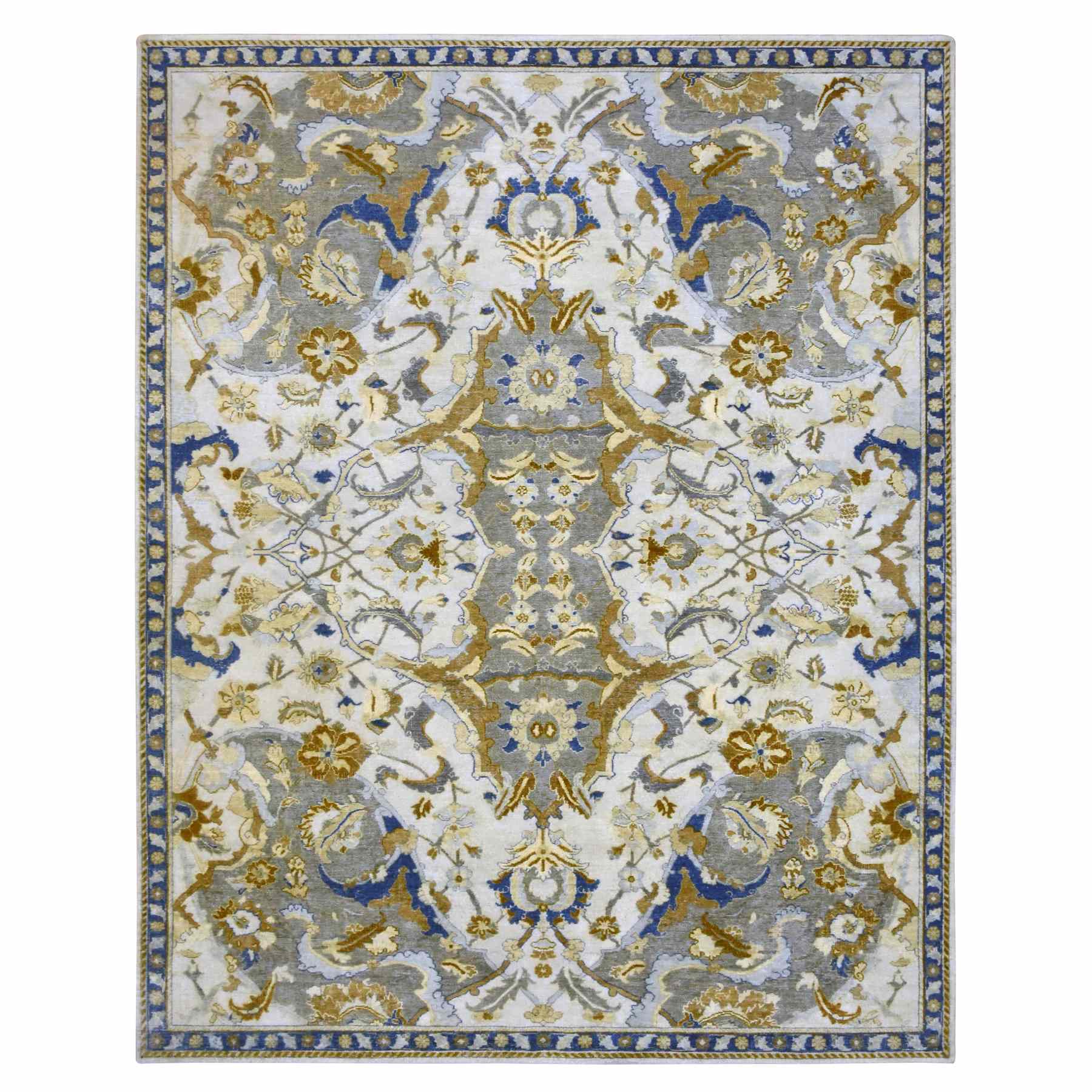 Transitional-Hand-Knotted-Rug-377360