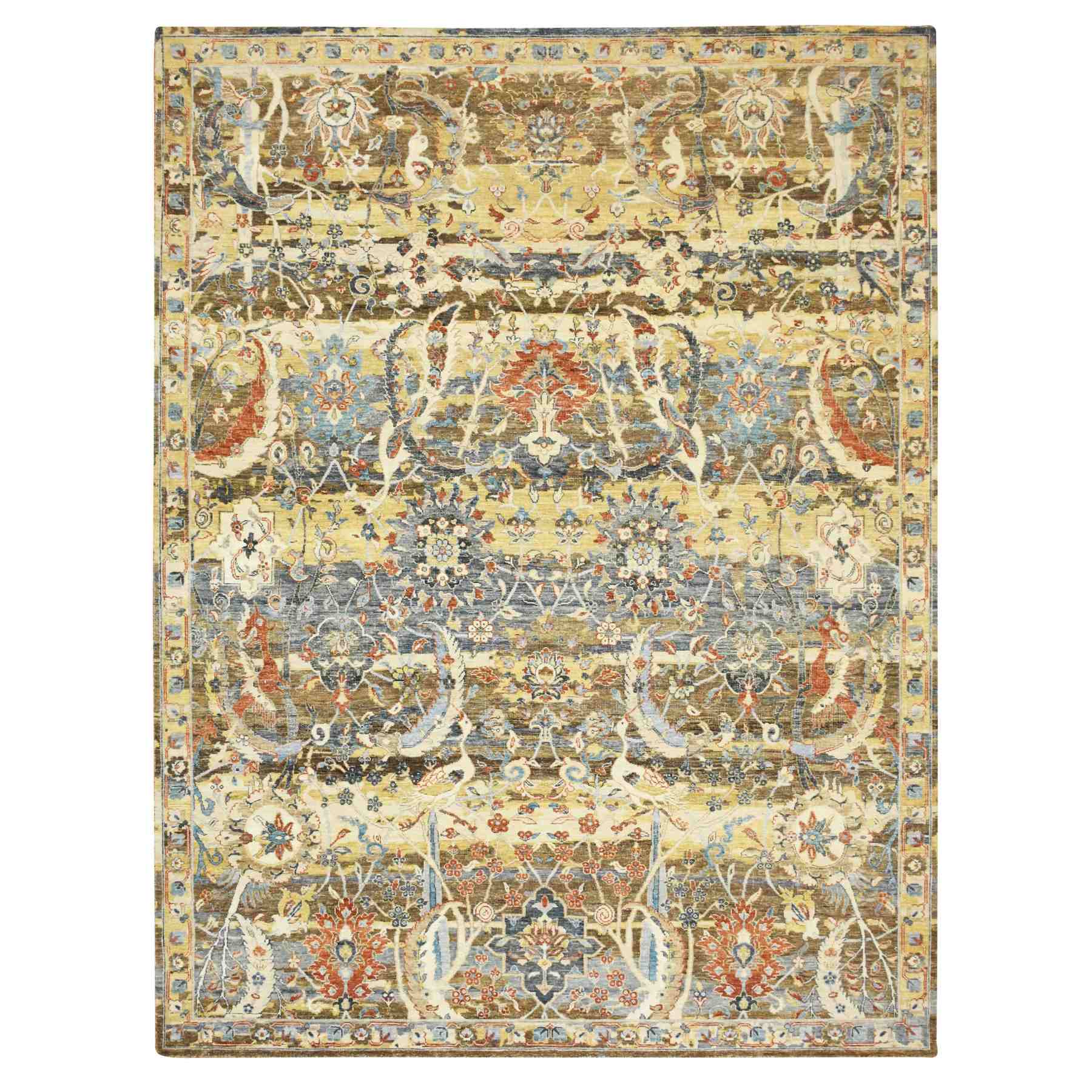 Transitional-Hand-Knotted-Rug-377445