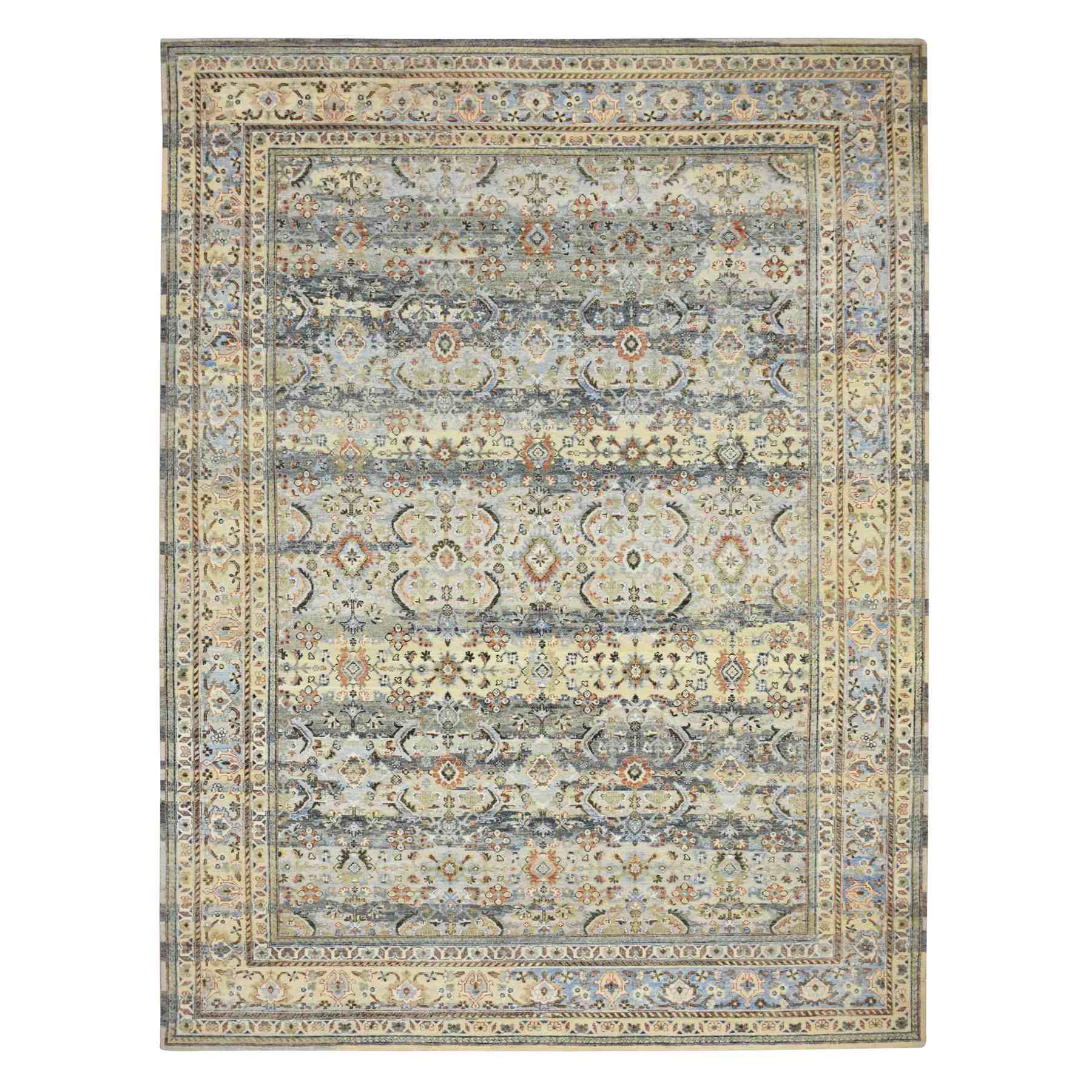 Transitional-Hand-Knotted-Rug-377465