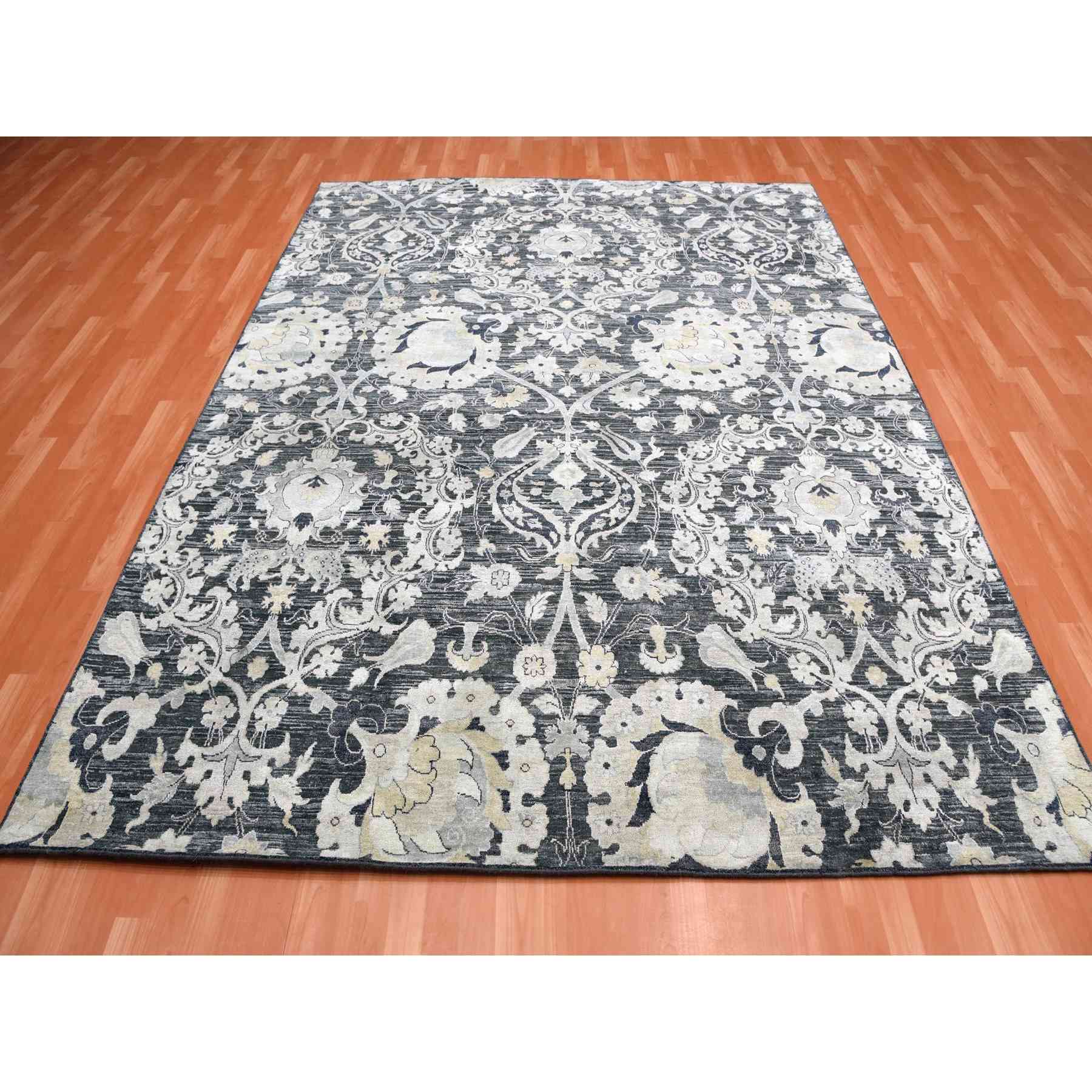Wool-and-Silk-Hand-Knotted-Rug-375605